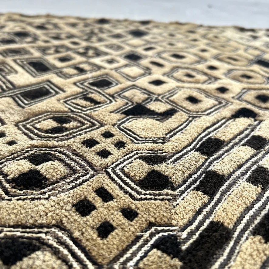 Kuba cloth small pattern closeup 2