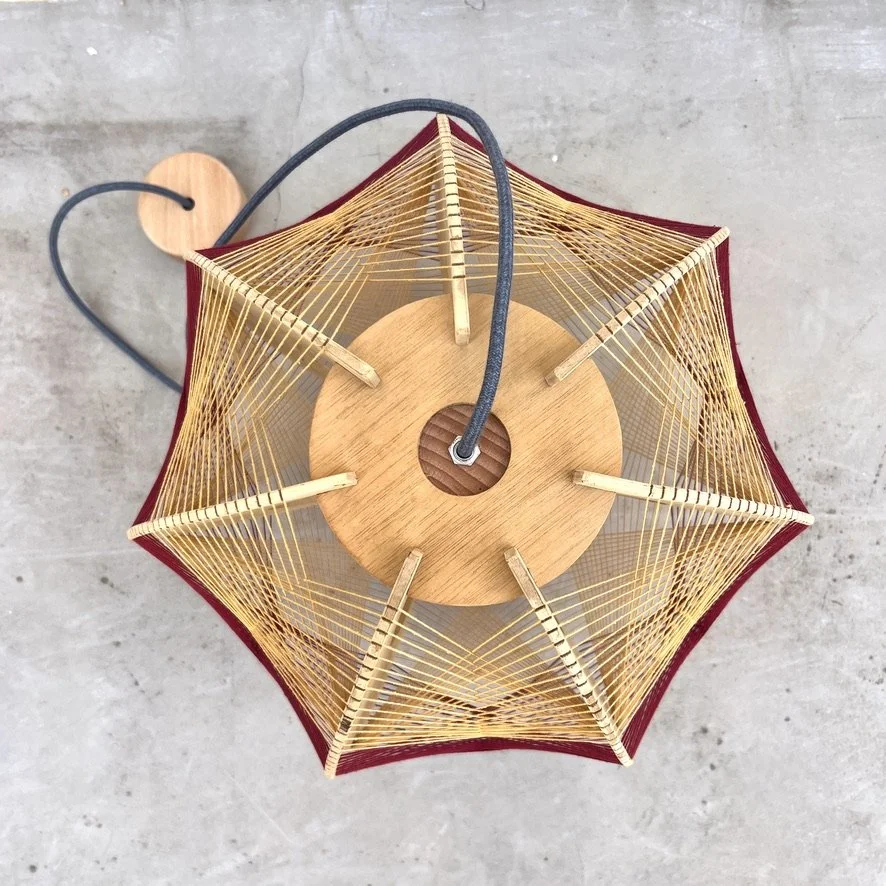 String lamp red and yellow top