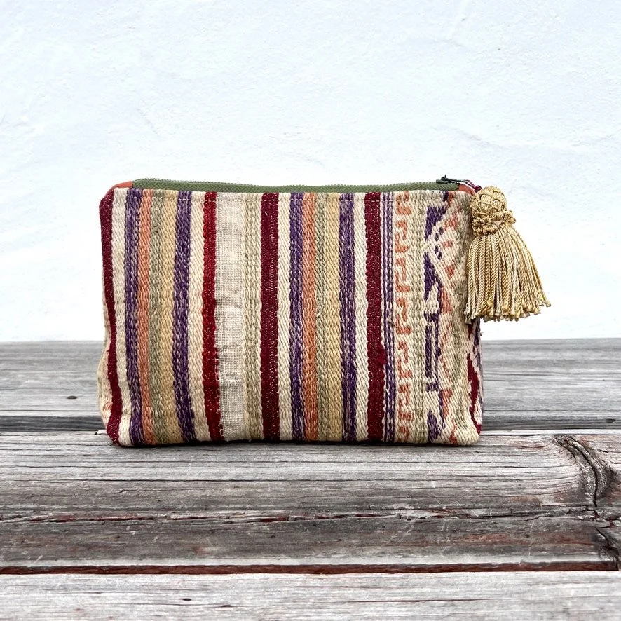 White Thai pouch back