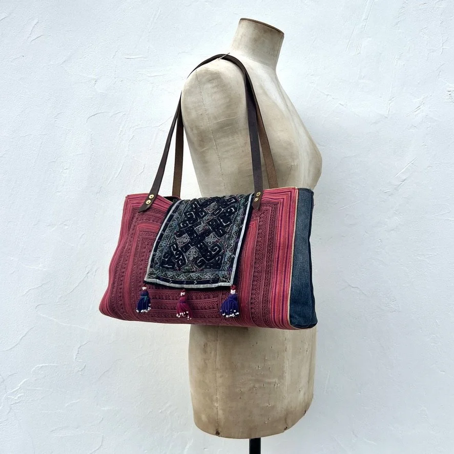 Sapa Bag pink on model