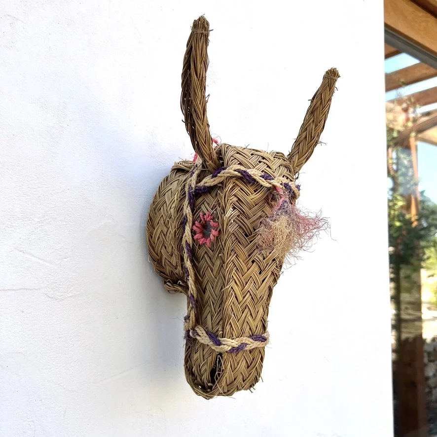 Faux donkey head large side 2