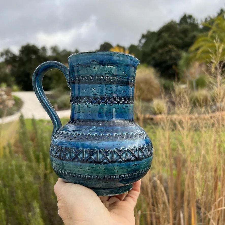 Aldo Londi Rimini Blu jug nature background