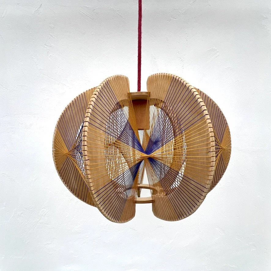 plywood string pendant lamp hanging