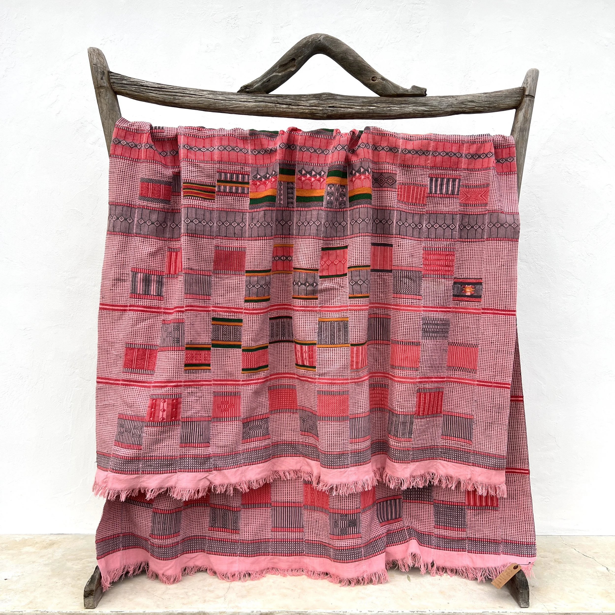 Djerma wedding blanket tera tera Niger hanging