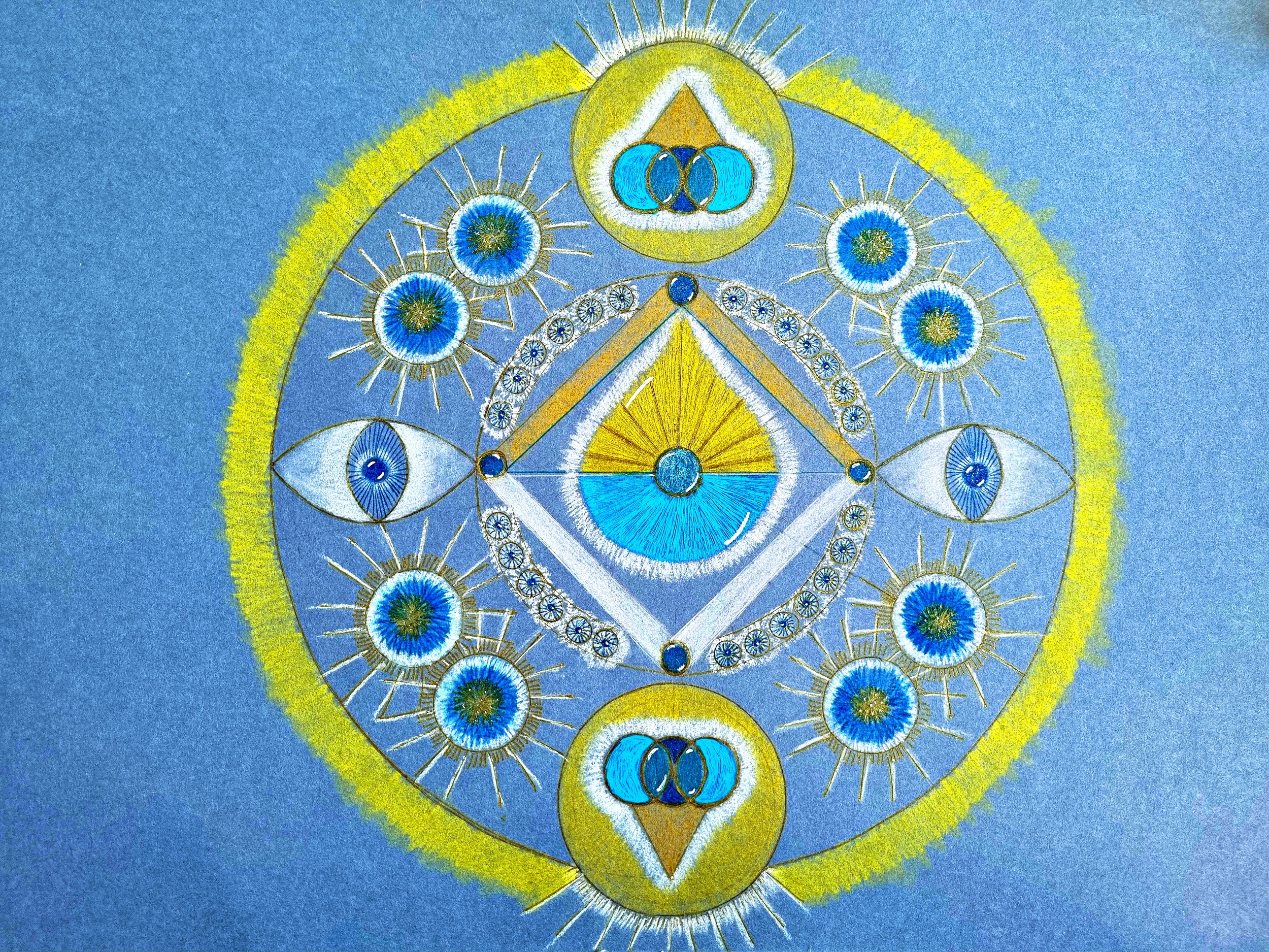 Mandala personnalisé format A3