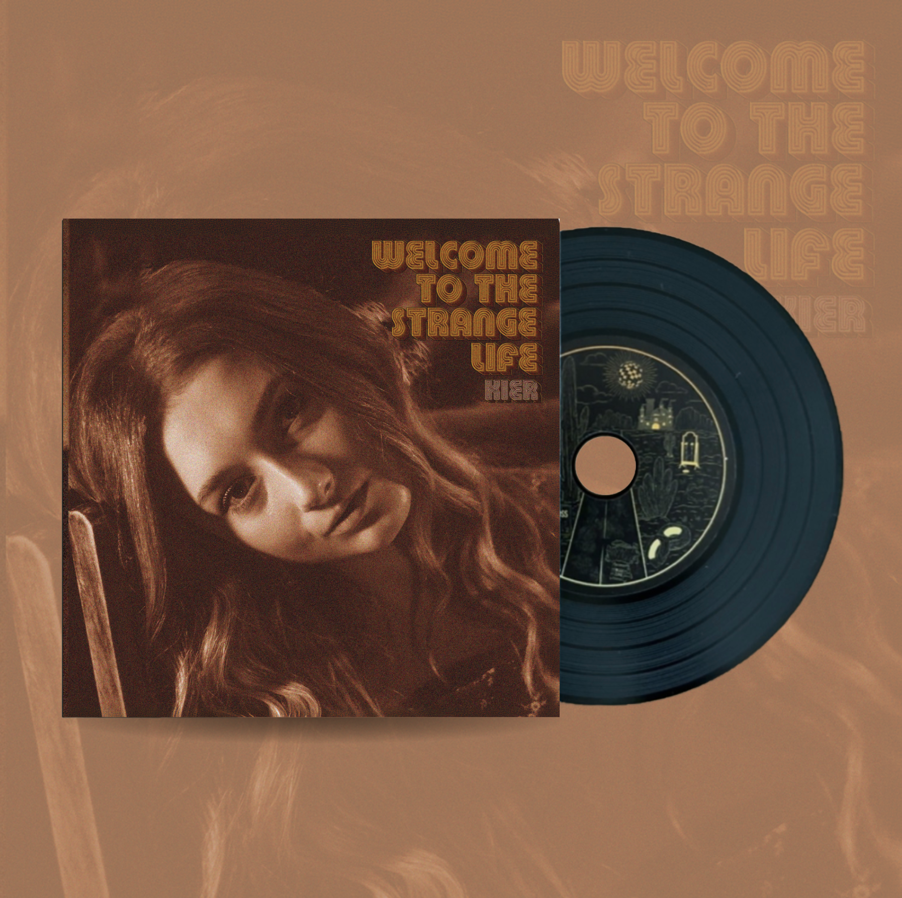 Welcome to the strange life - Kier front CD.png
