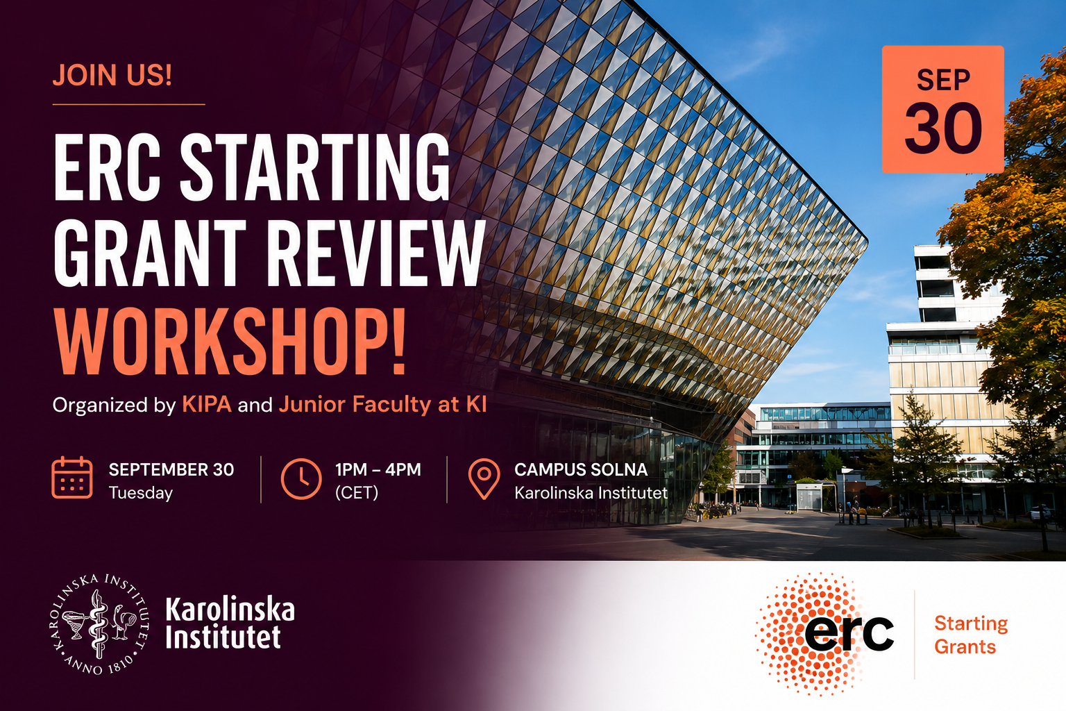 ERC Starting Grant Review Workshop