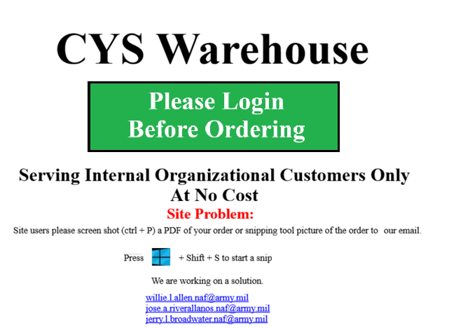 CYS Warehouse