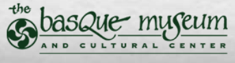 Basque Museum and Cultural Center logo with green text and a circular symbol.
