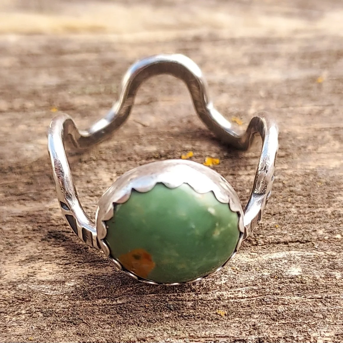 Turquois River Ring - Sterling Silver - Size 10