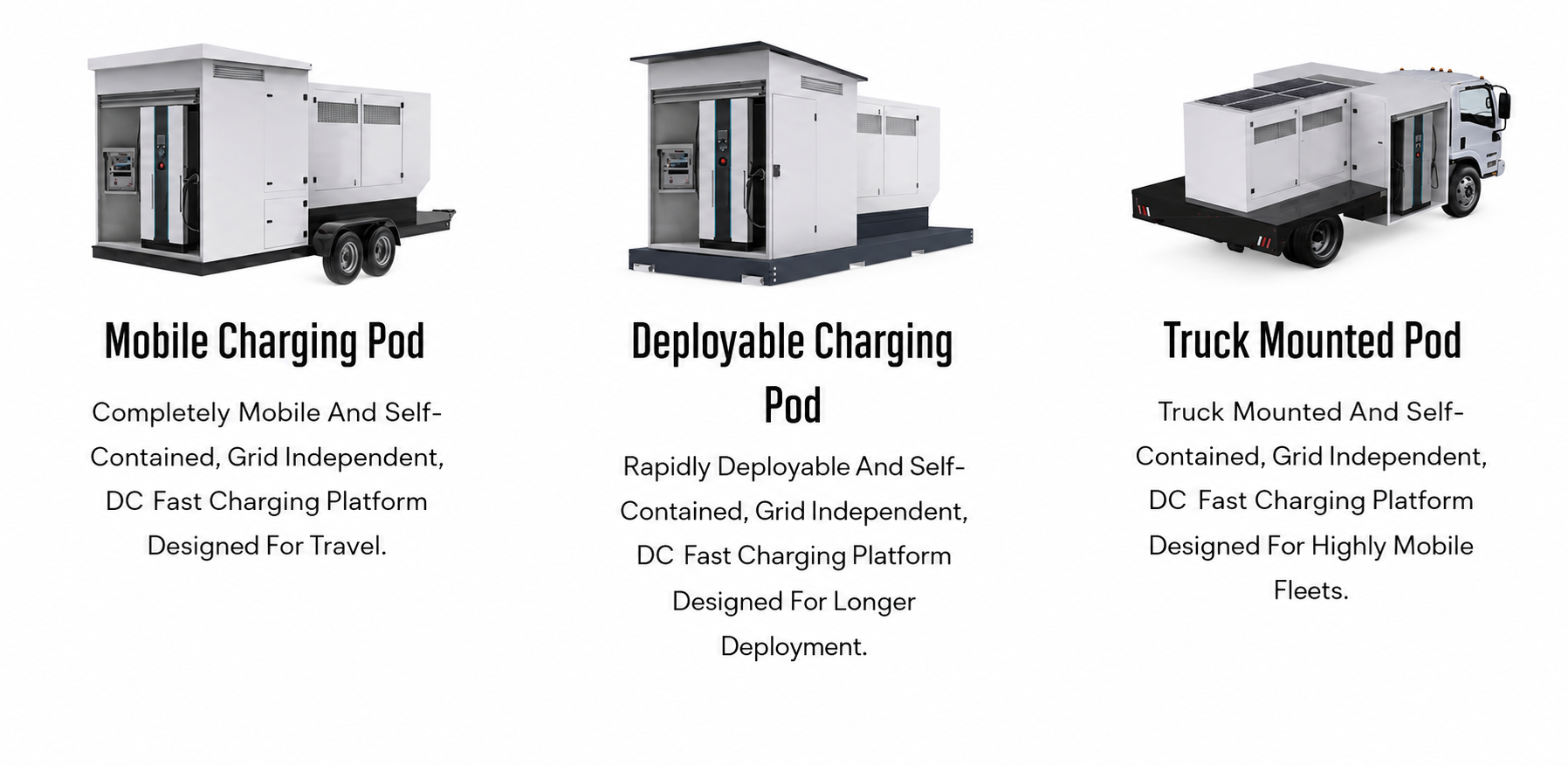 Global EV Connect mobile charging solutions
