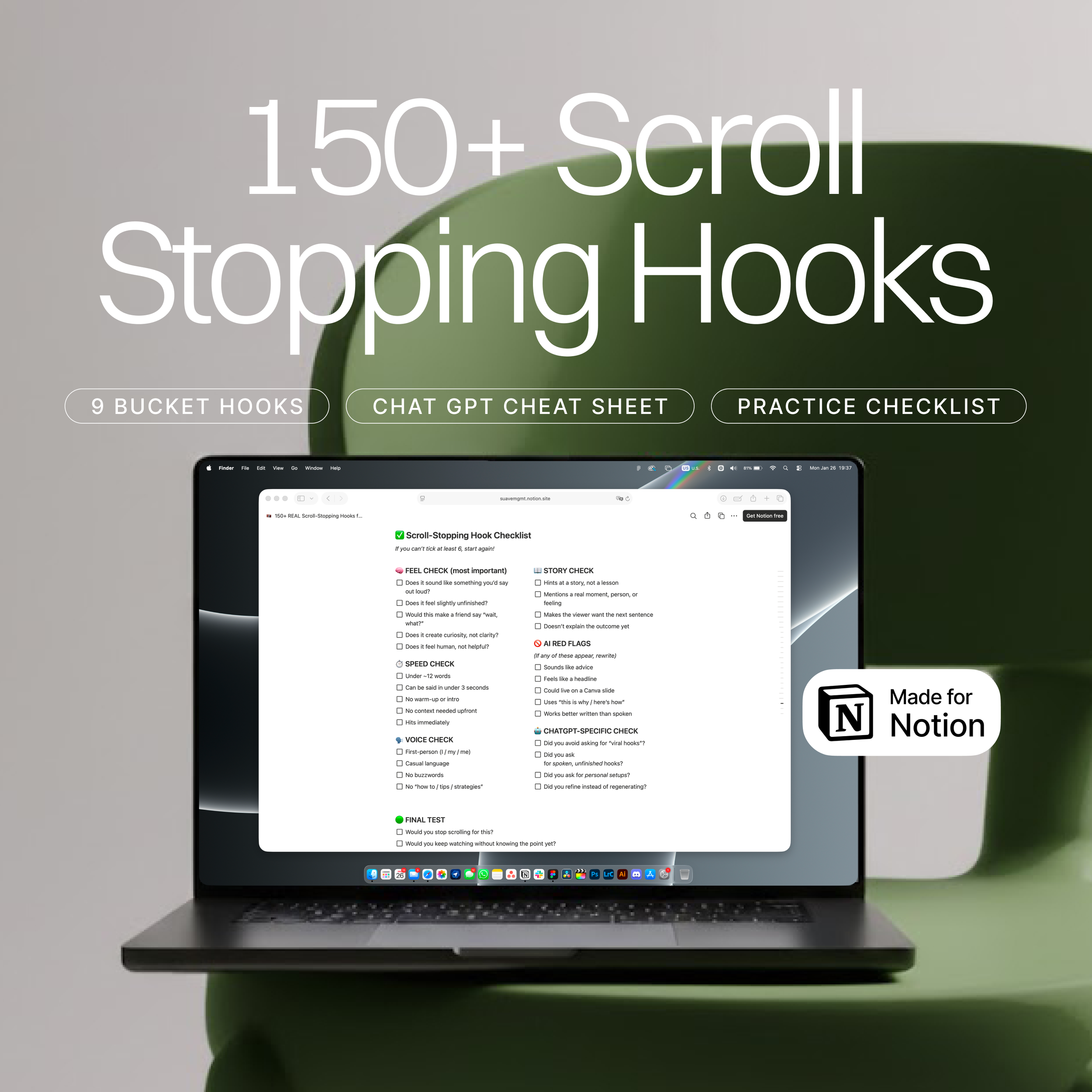 150+ Scroll Stopping Hooks