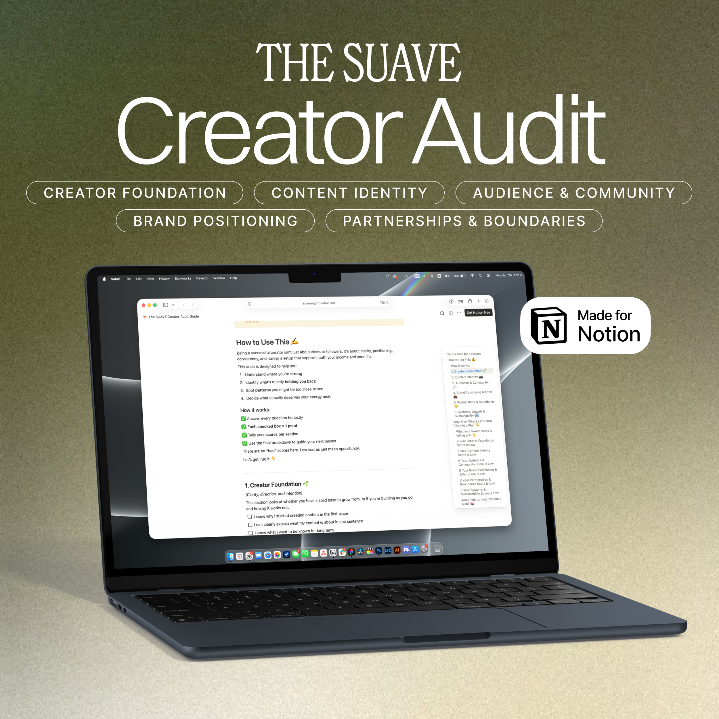 Suave Creator Audit Guide