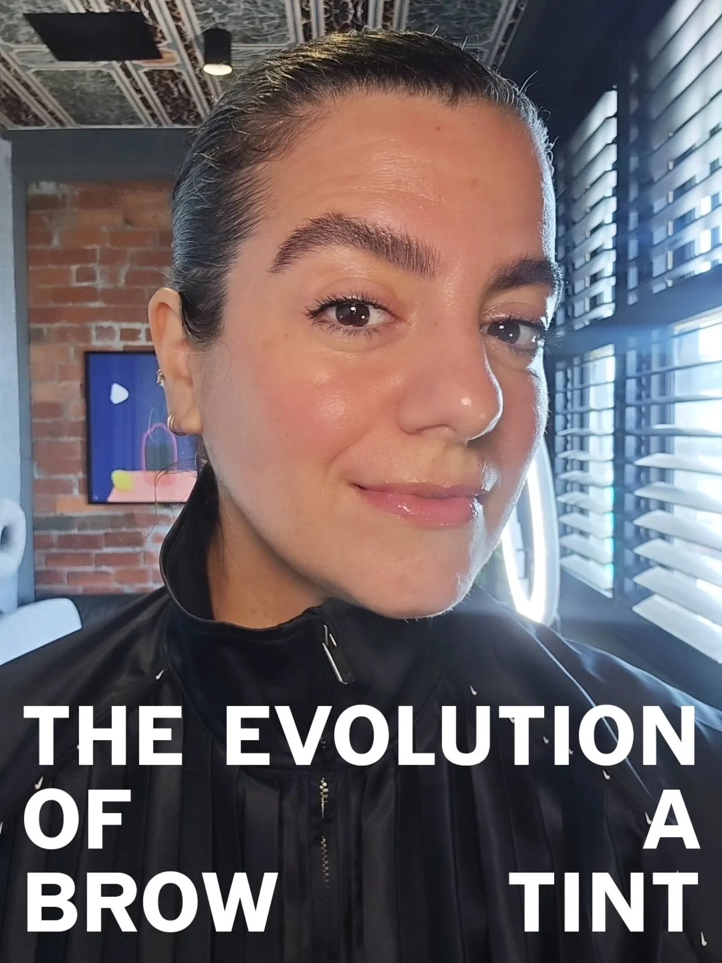 The Evolution of a Brow Tint --
Flick through to follow  the way my brow tint subtly changes over the coming days...

It's no secret that a brow tint will always look that little bit too intense in the first couple of days.
This is because the tints 