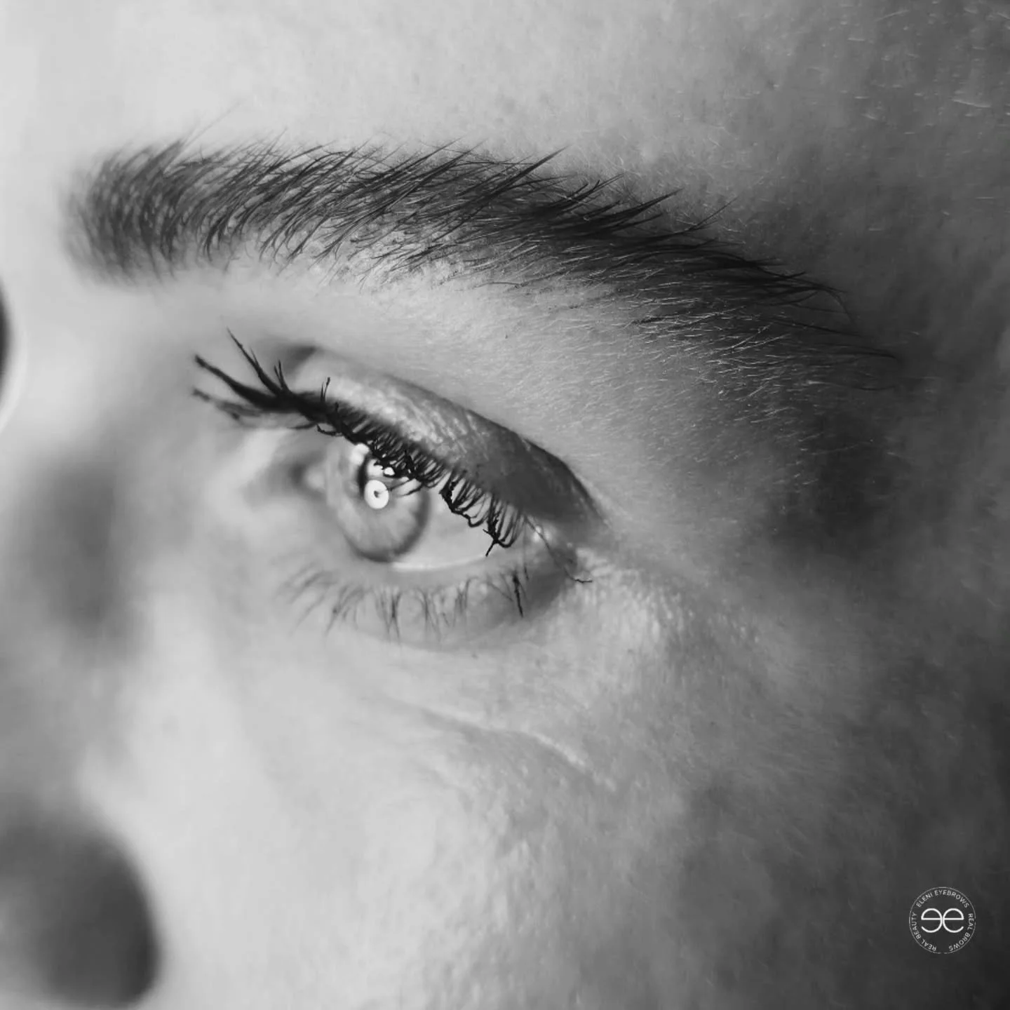 filling in your brows with makeup doesn't have to look all solid &amp; blocky.
using a #hairstroke method with a fine tipped brow pen (this can be achieved with a brow pencil too, but never quite as good), you can replicate the look of brow hairs tha