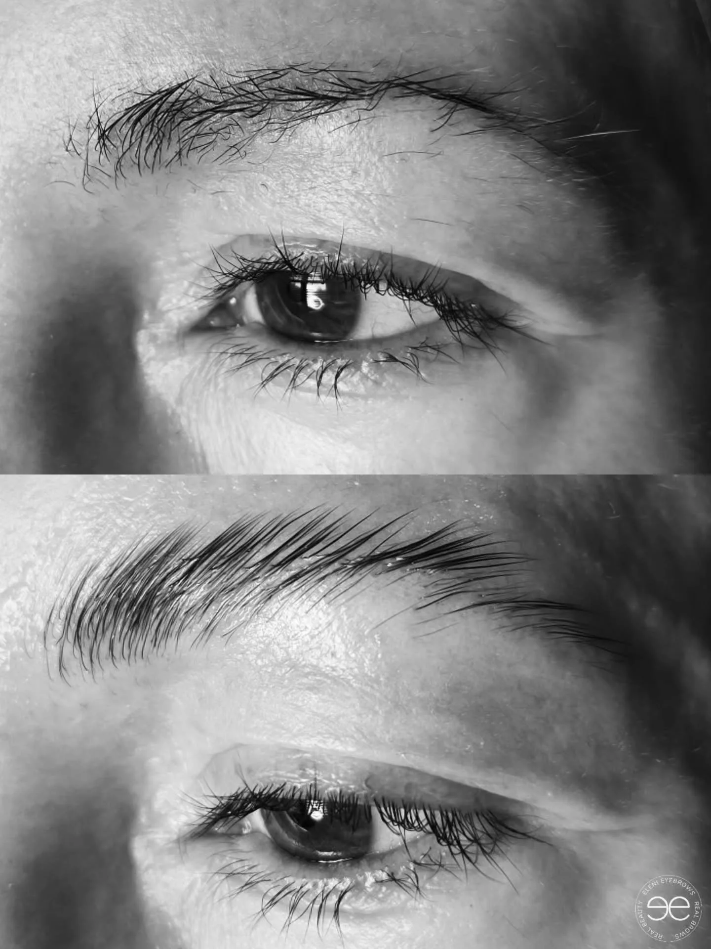 Those texture changes are *everything*.
The tiniest shifts, the soft lift, the separation through the sprouts, the clean-up that still leaves the brow looking entirely like her own.

This is why I&rsquo;ll always choose refinement over overworking.

