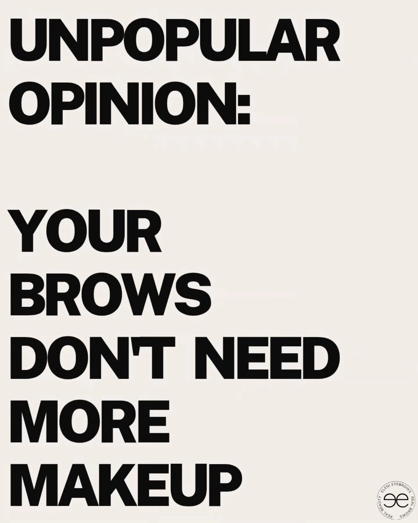 your brows don&rsquo;t need more makeup.
they need a better shape.

I can&rsquo;t tell you how many people come to me convinced they need another pencil, another gel, another brow hack from TikTok&hellip;

when really, the issue is the shape undernea