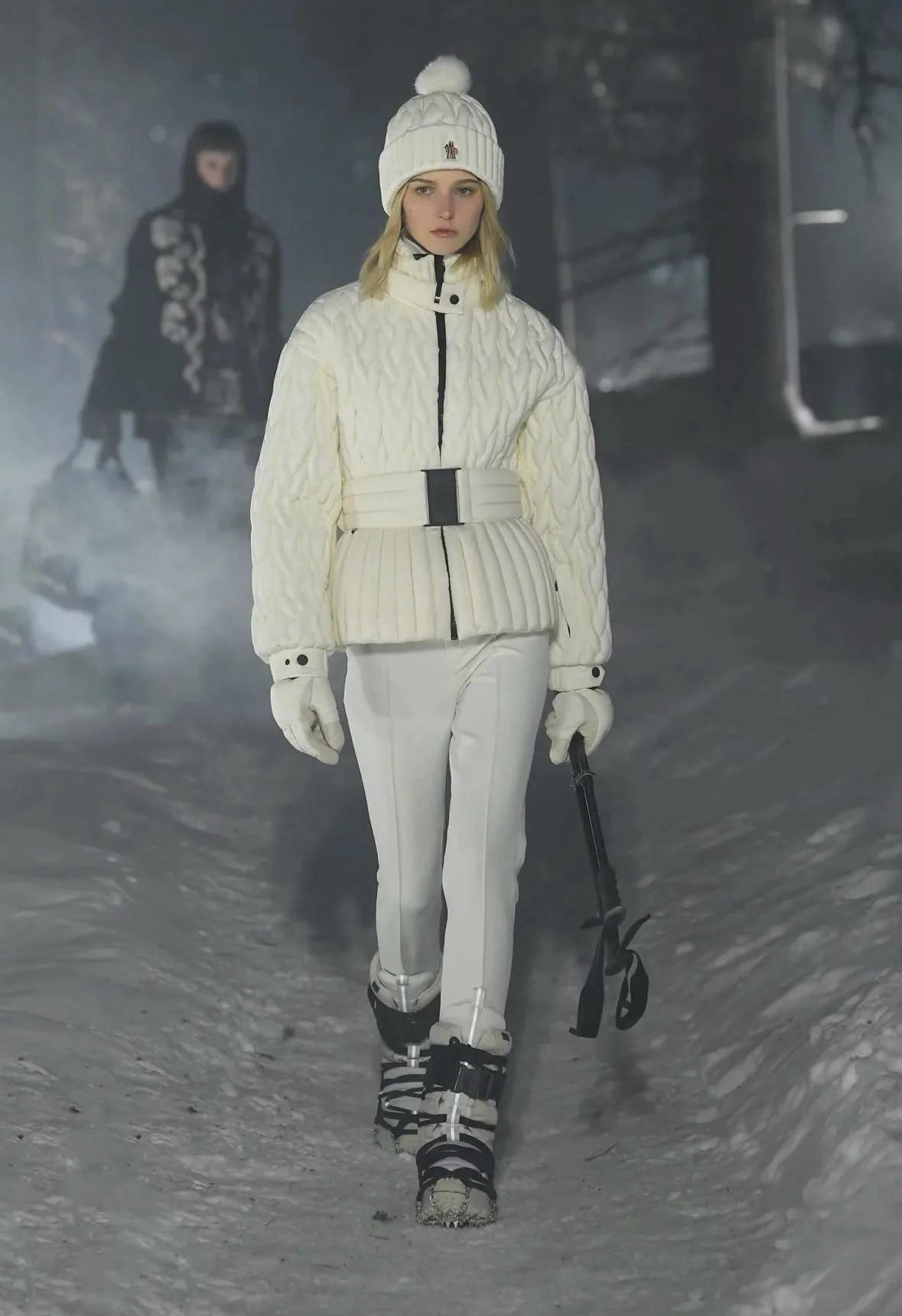 Tale Of Elegance in St. Moritz Moncler’s Spectacular Skiwear Showcase