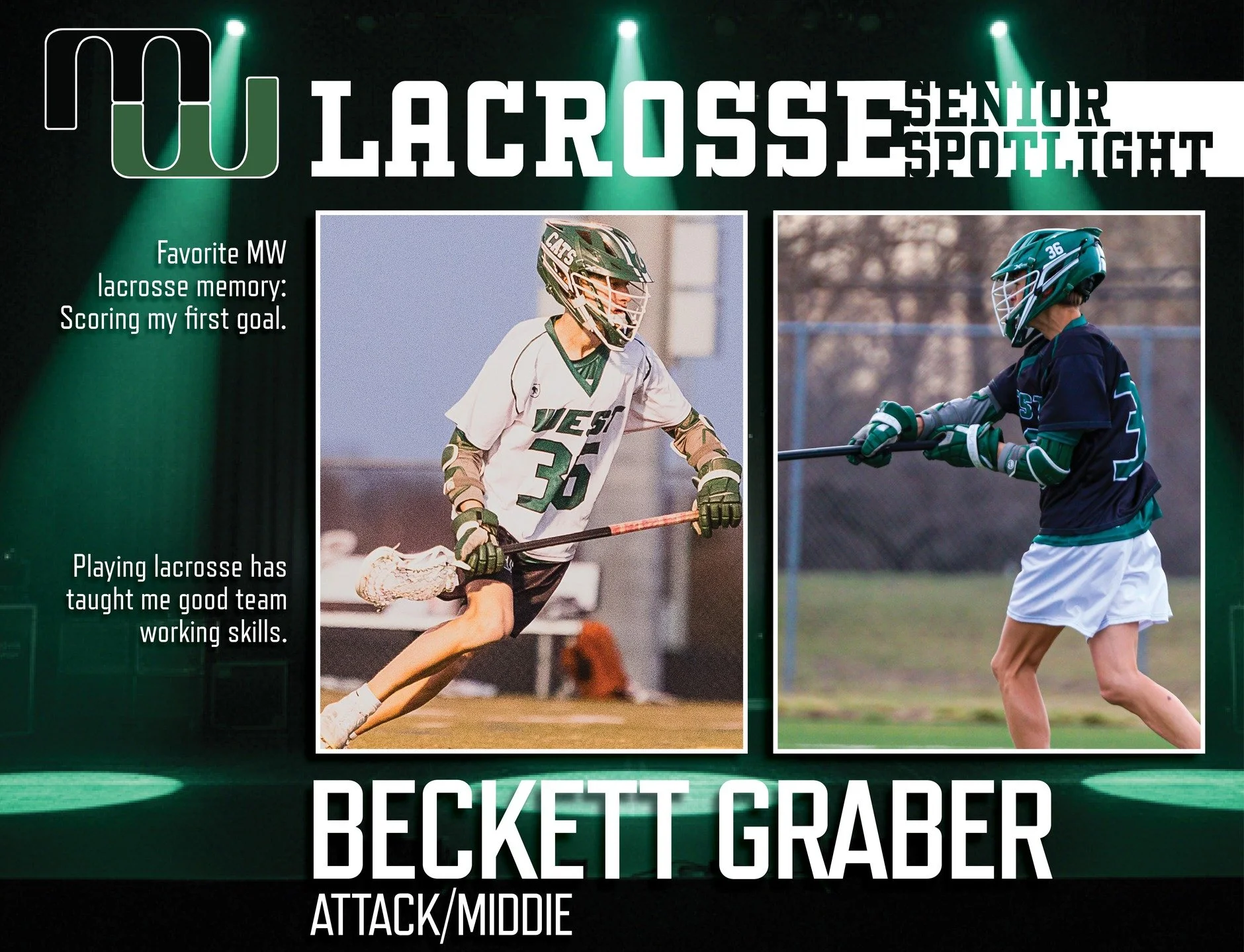 Senior Spotlight - Beckett Graber!