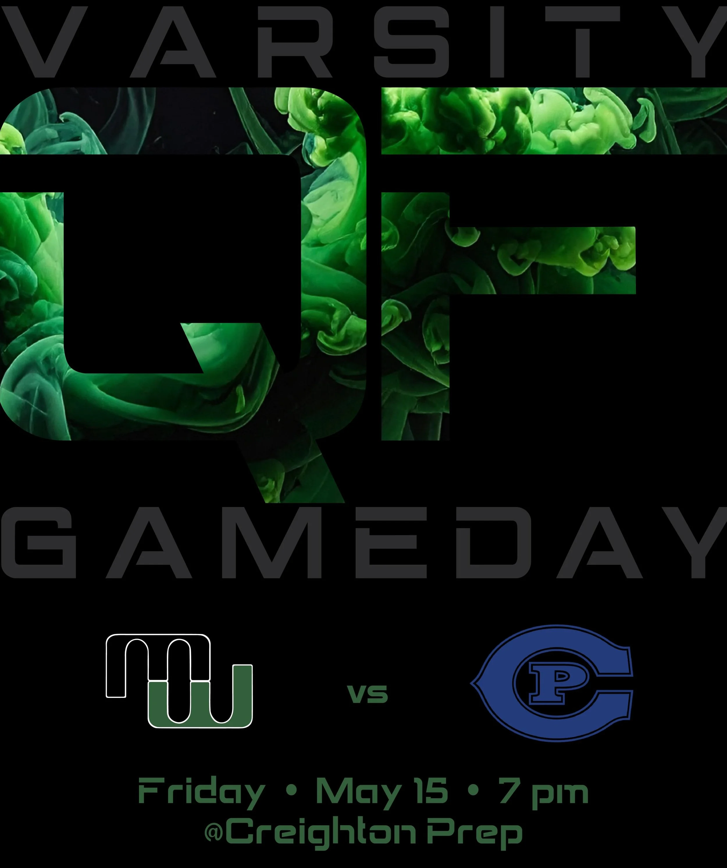 QUARTERFINALS TOMORROW! Come out and make some noise for the Cats!