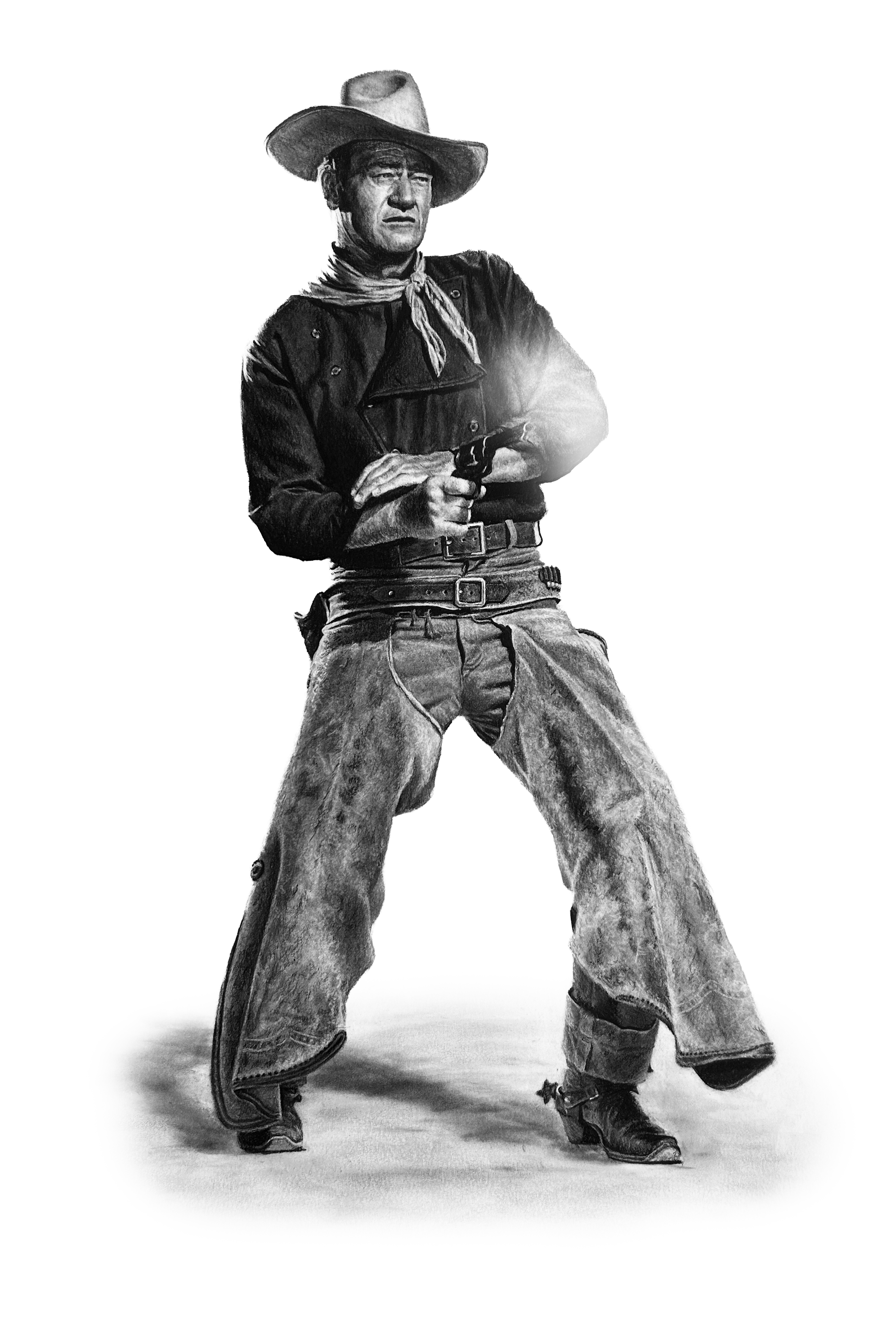 "The Man Who Shot Liberty Valance"-
Charcoal 19x25