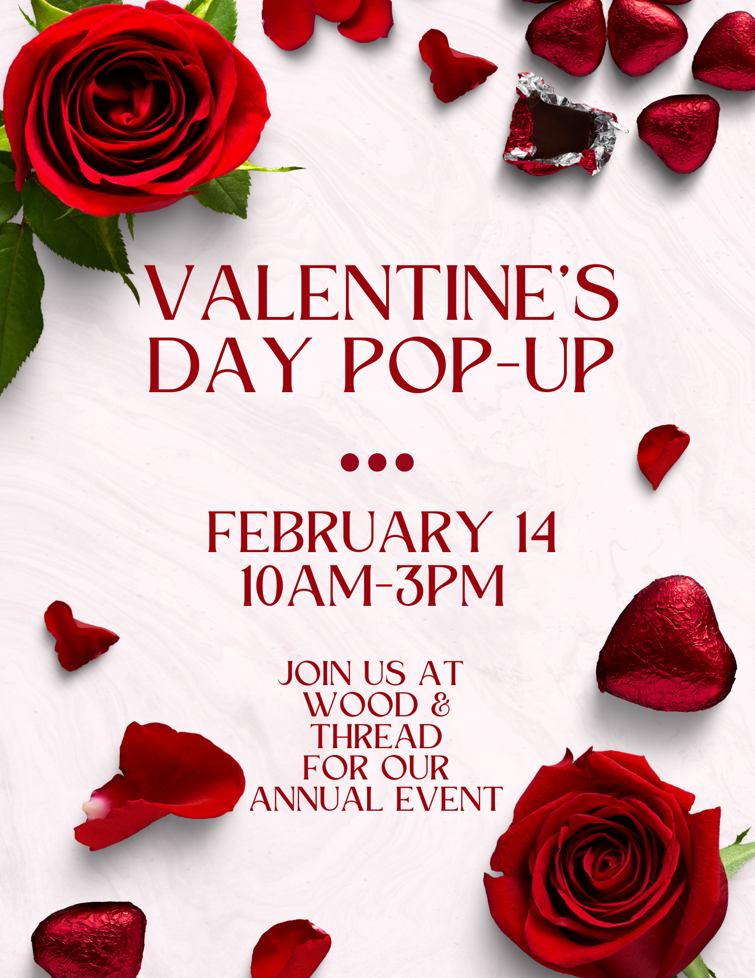3rd Annual Valentine's Pop-Up