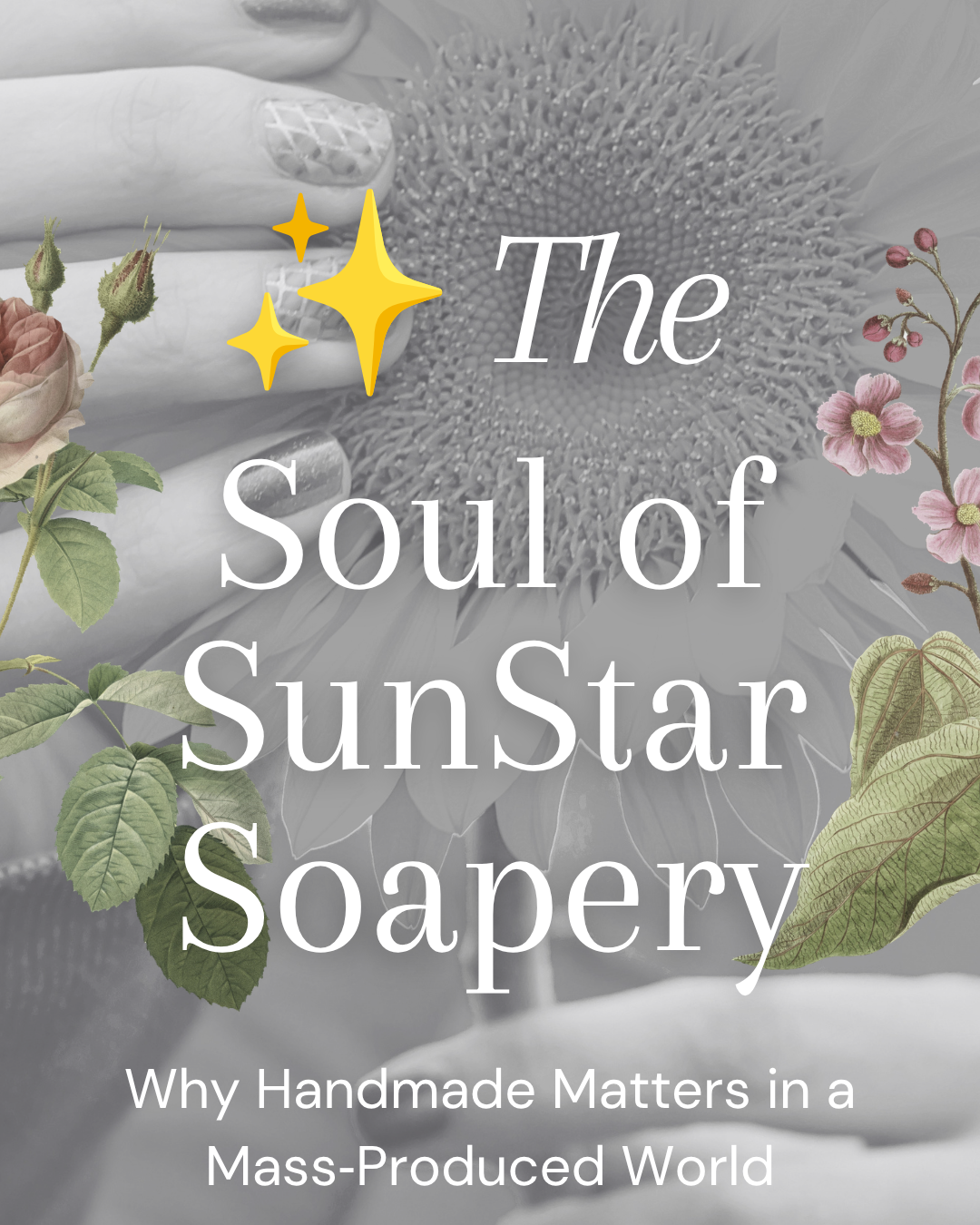 ✨ The Soul of SunStar Soapery: Why Handmade Matters in a Mass‑Produced World
