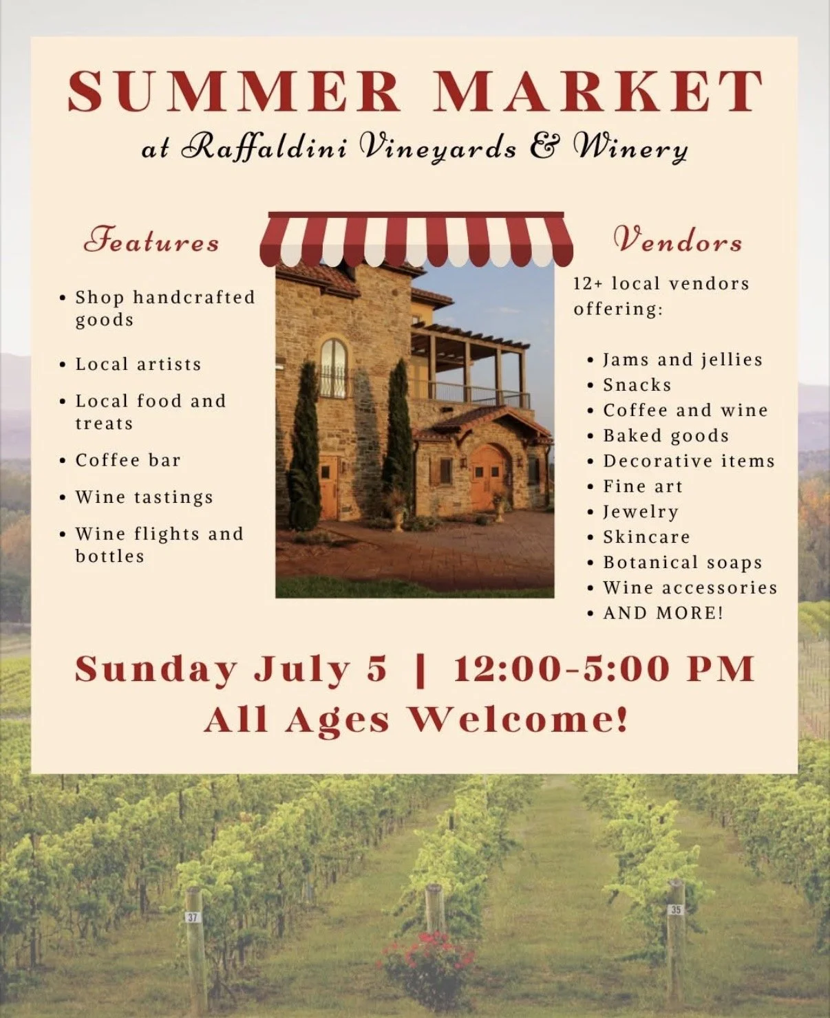 Shop in the Vineyard