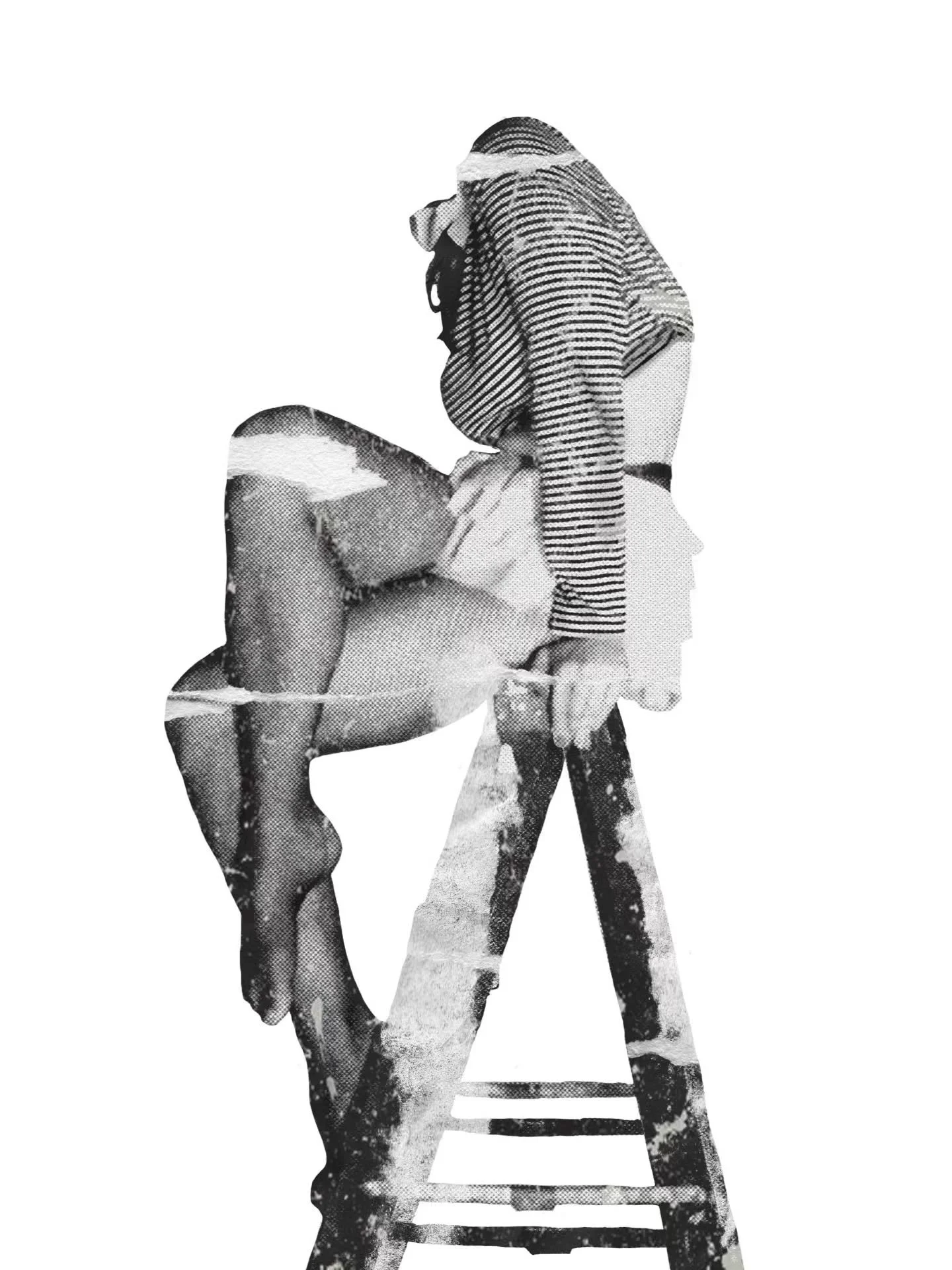 There&rsquo;s a glitch in the big top. 🎪🔌 

#mixedmediaportrait #artistportrait #collagework #circusclown #beautifulbizarre