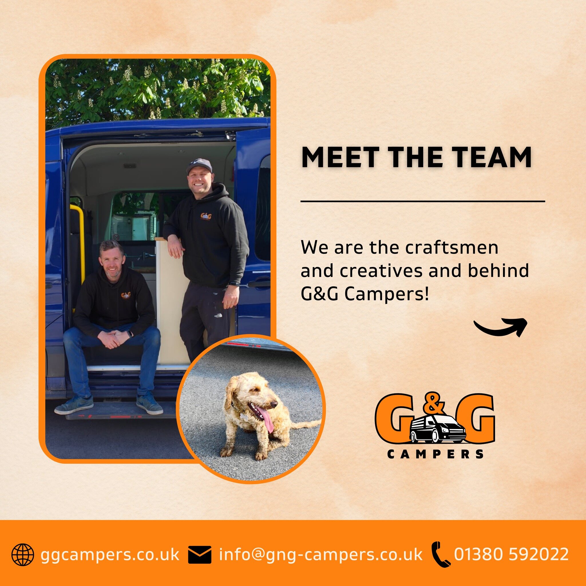 The people behind G&amp;G Campers 🤩

What would you like to know about the team? 👇

📞 01380 592022
📧 info@gng-#ggcampersteam 
💻 ggcampers.co.uk

-

#campervan #campervanconversion #campervanlife #citroencamper #citroencampervan #citroencampervan