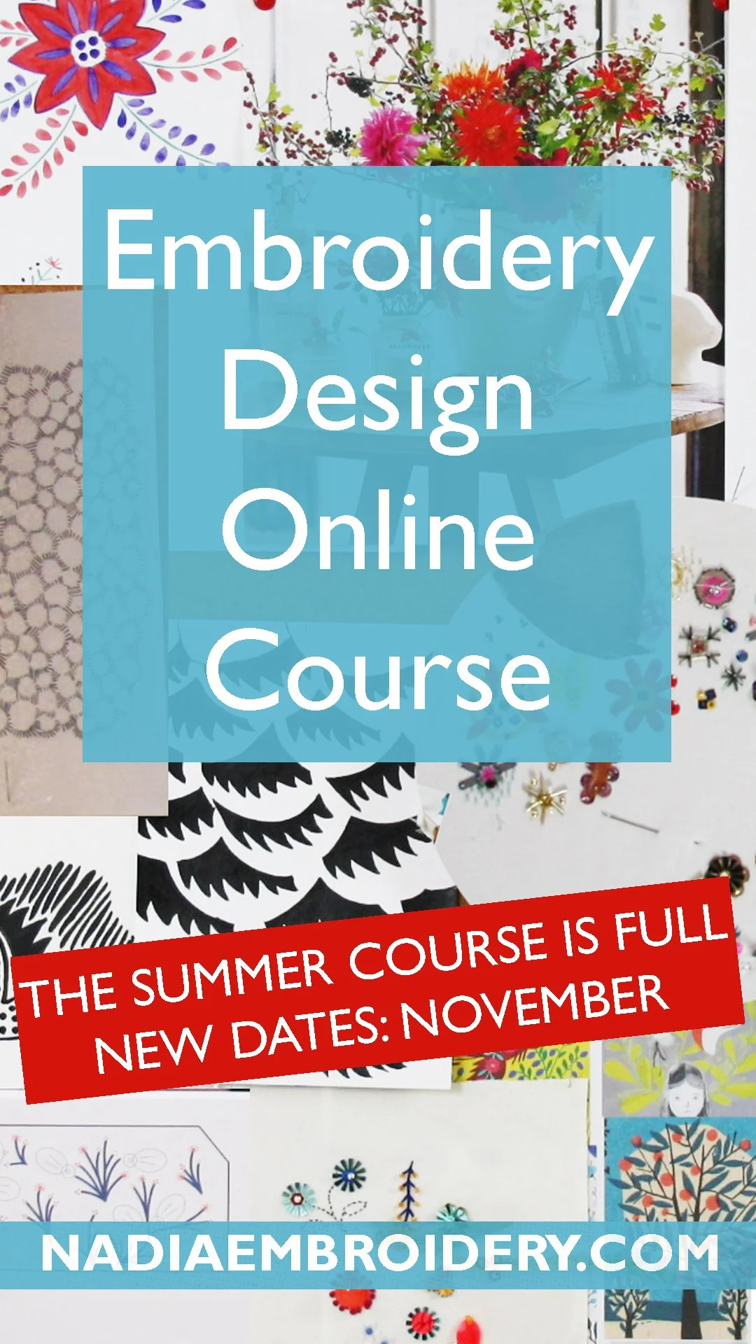 Embroidery Design Course - NOVEMBER 2027