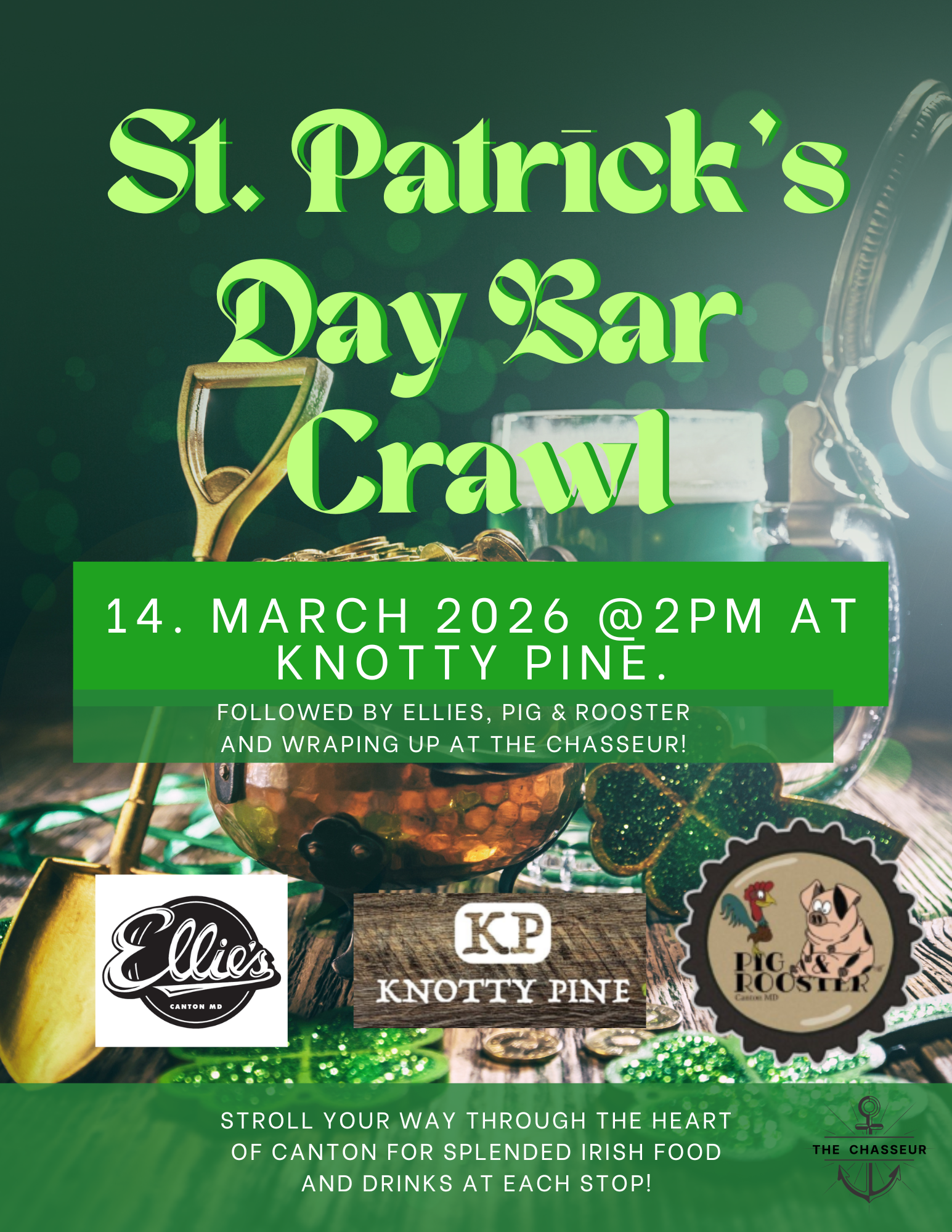 St Patties Day Bar Crawl  