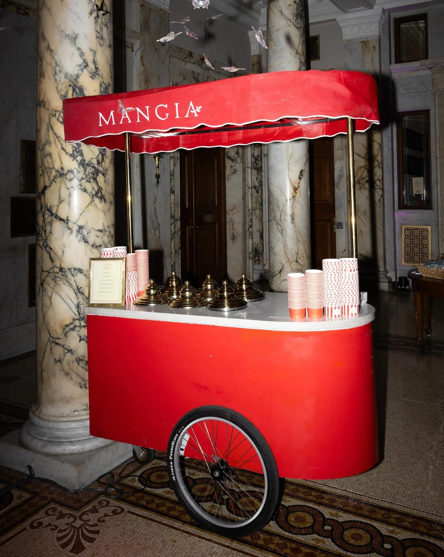 We transformed our lobby into a gelato lovers dream and we can&rsquo;t wait to do it again! This was the perfect way to end the annual @citybarjusticecenter gala on an 80 degree spring day 🍨🍓🫐