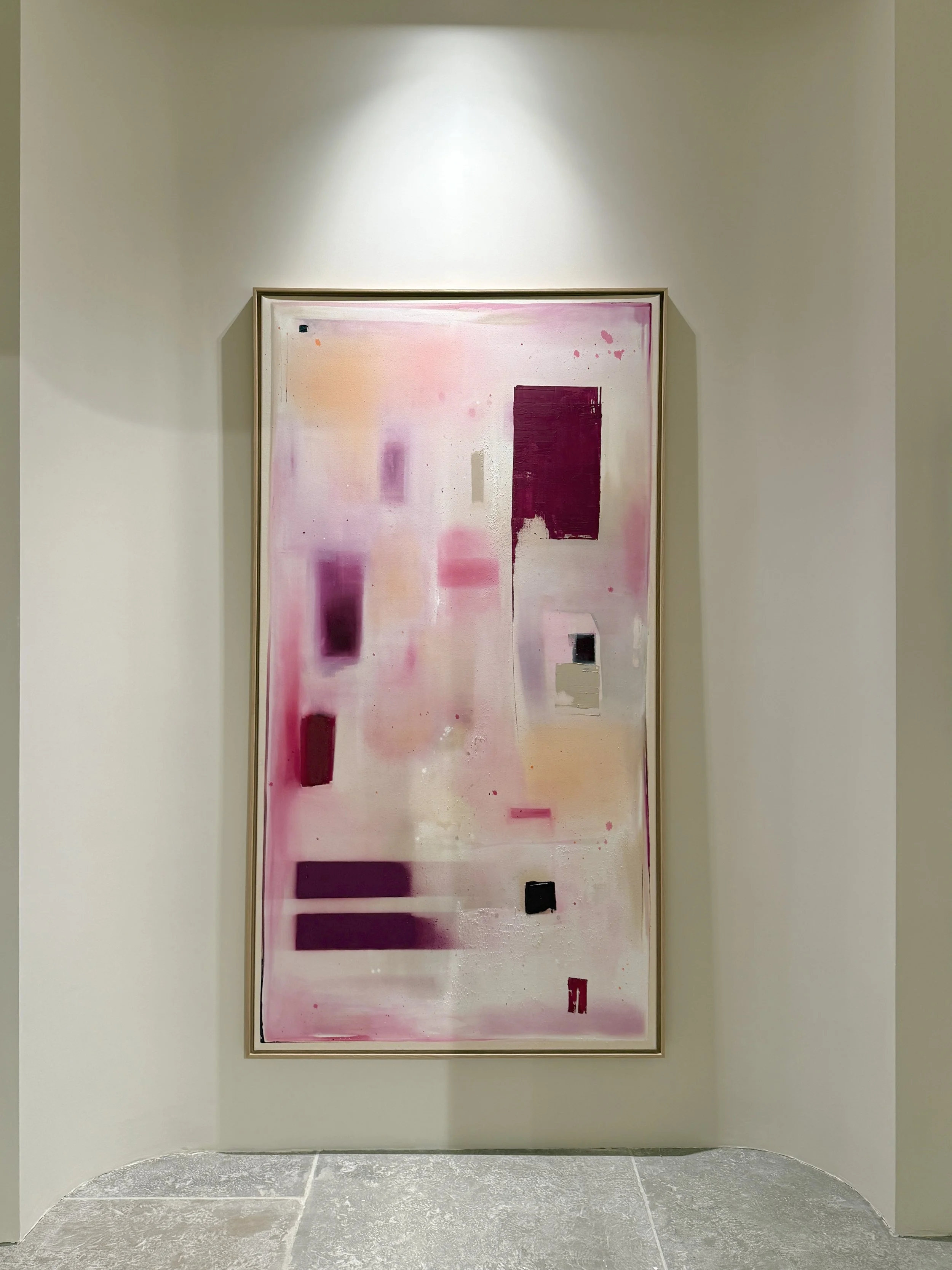 "BERRY VELVET" 222x118cm, available