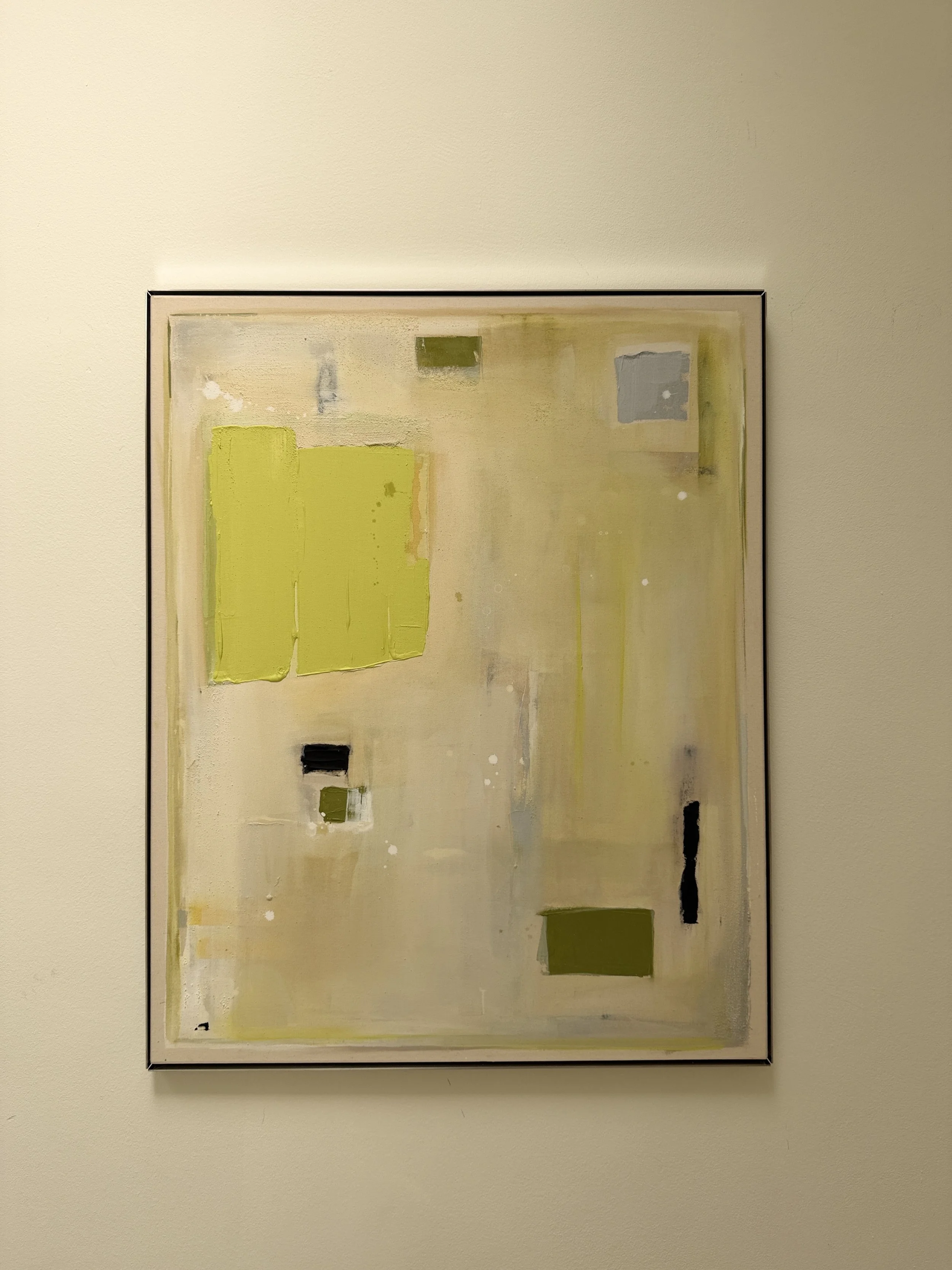 "Lemon & Olive Square" (100x80cm) 