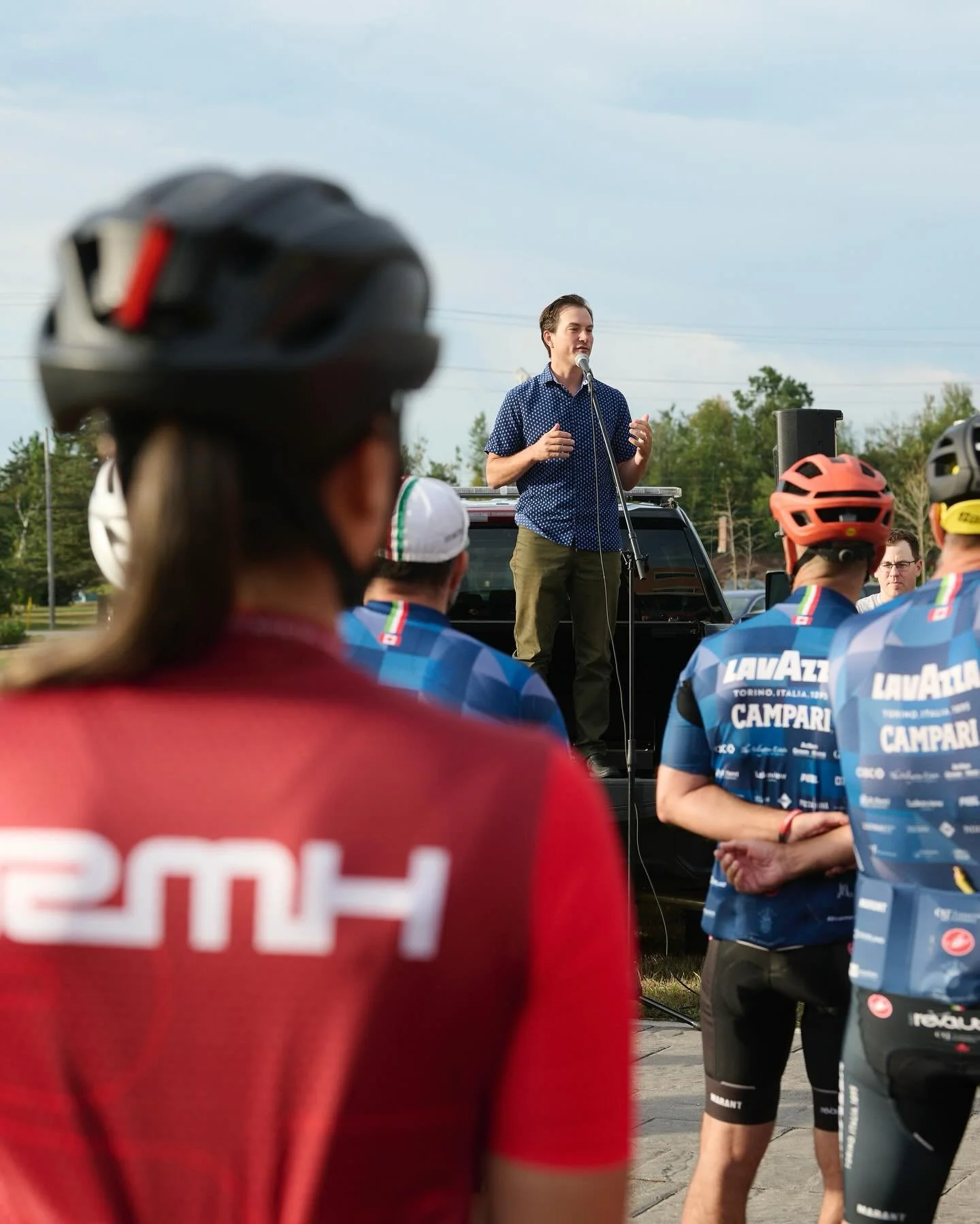 Honoured to have supported Wounded Warriors Canada in the National Ride for Mental Health on August 23 (a powerful day on and off the bikes 🚴).

From jerseys to event visuals, we loved bringing the brand to life and helping the cause shine.