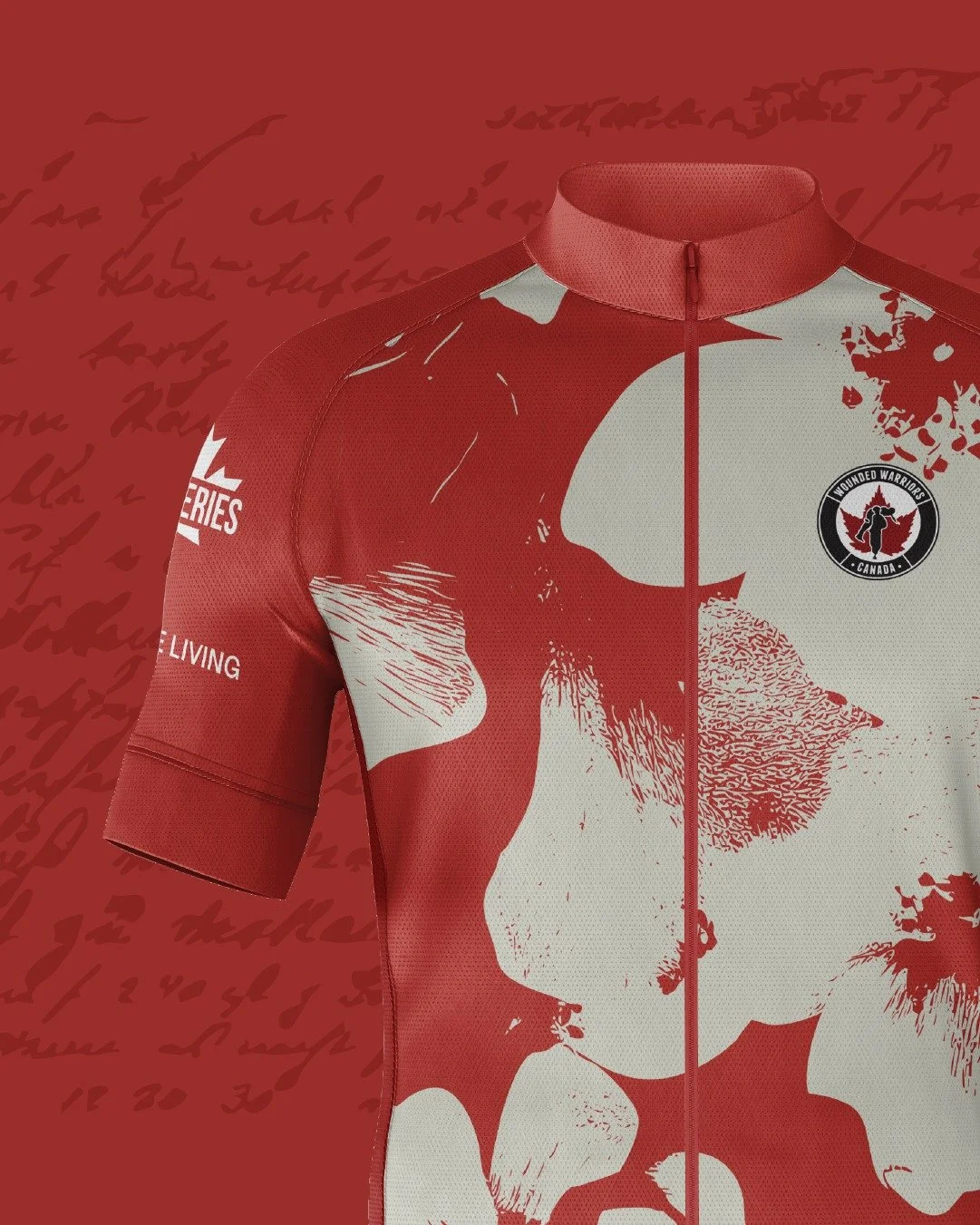 One ride at a time (carrying history forward).

From the textures of the terrain to symbols of remembrance, each element of the 2026 Battlefield Bike Ride jersey was thoughtfully designed to reflect the history carried throughout the journey.