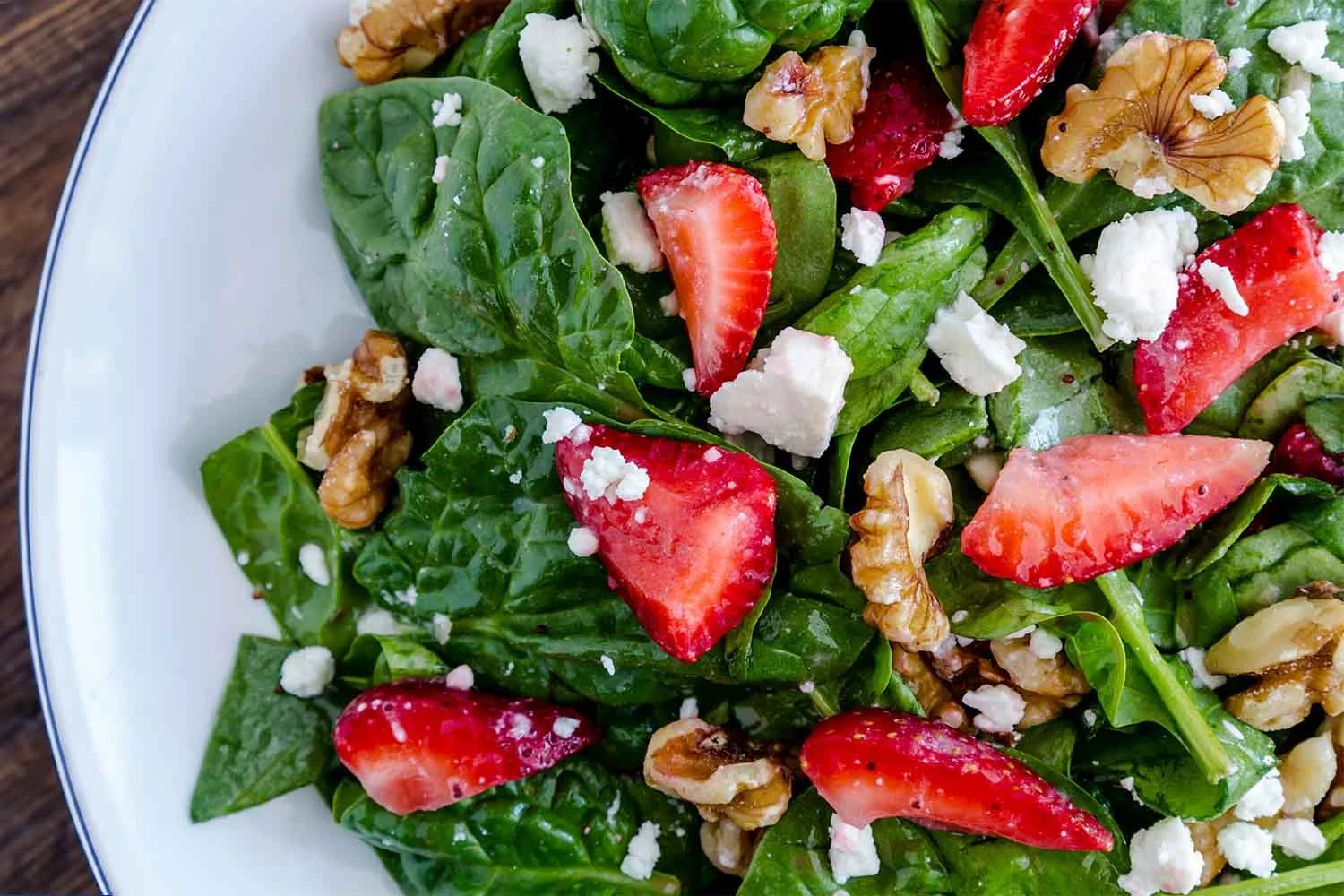 spinach and strawberry salad