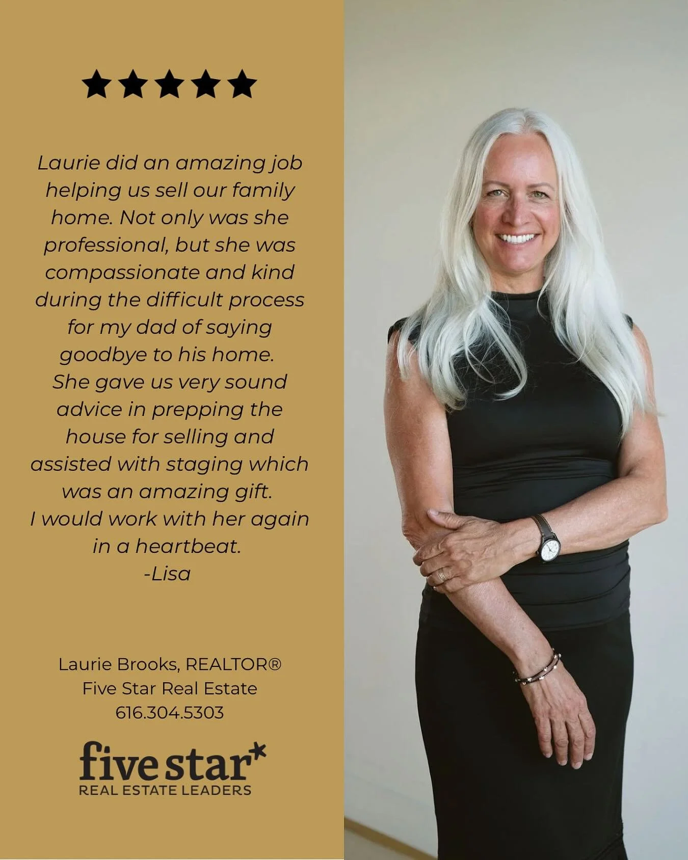 Honored to serve as your listing agent!
#lauriebrooksrealtor #westmichiganrealtor #sellingyourparentshome