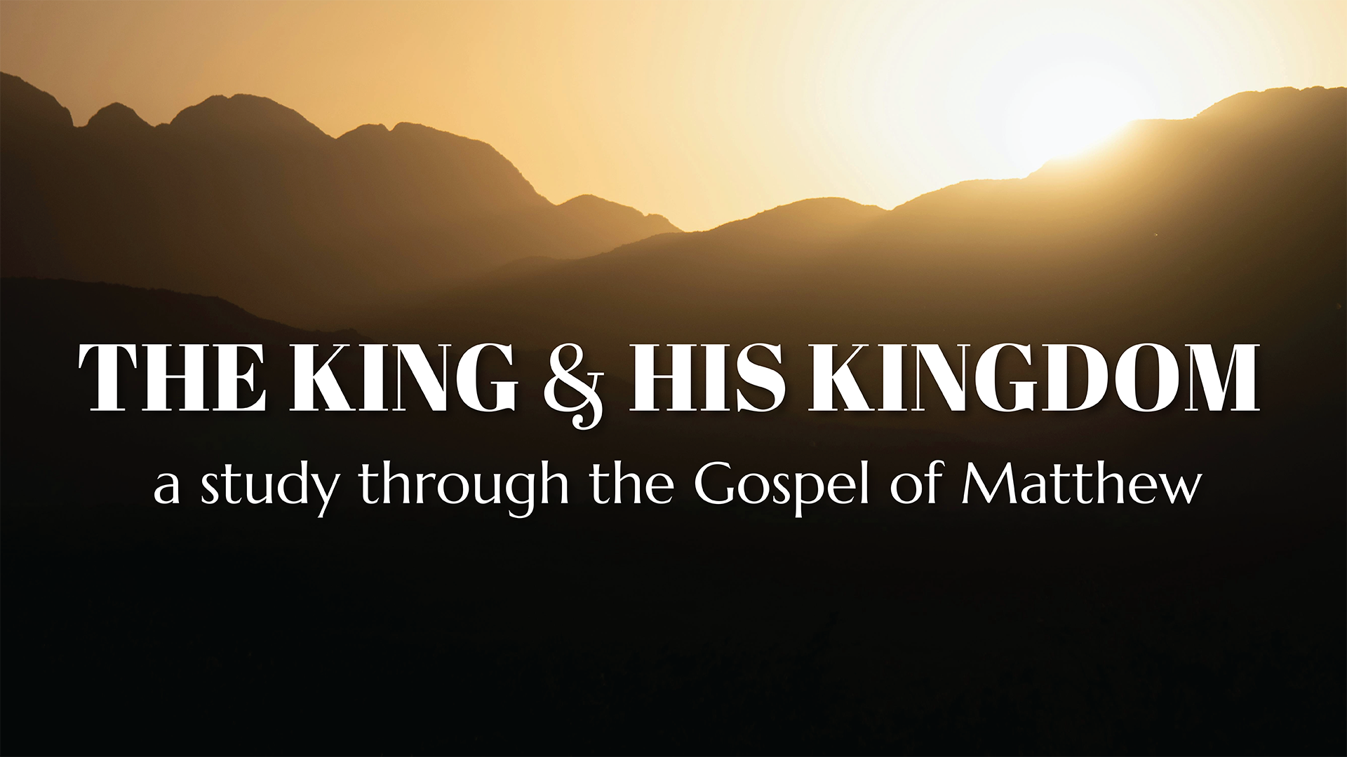 Seeking Jesus
