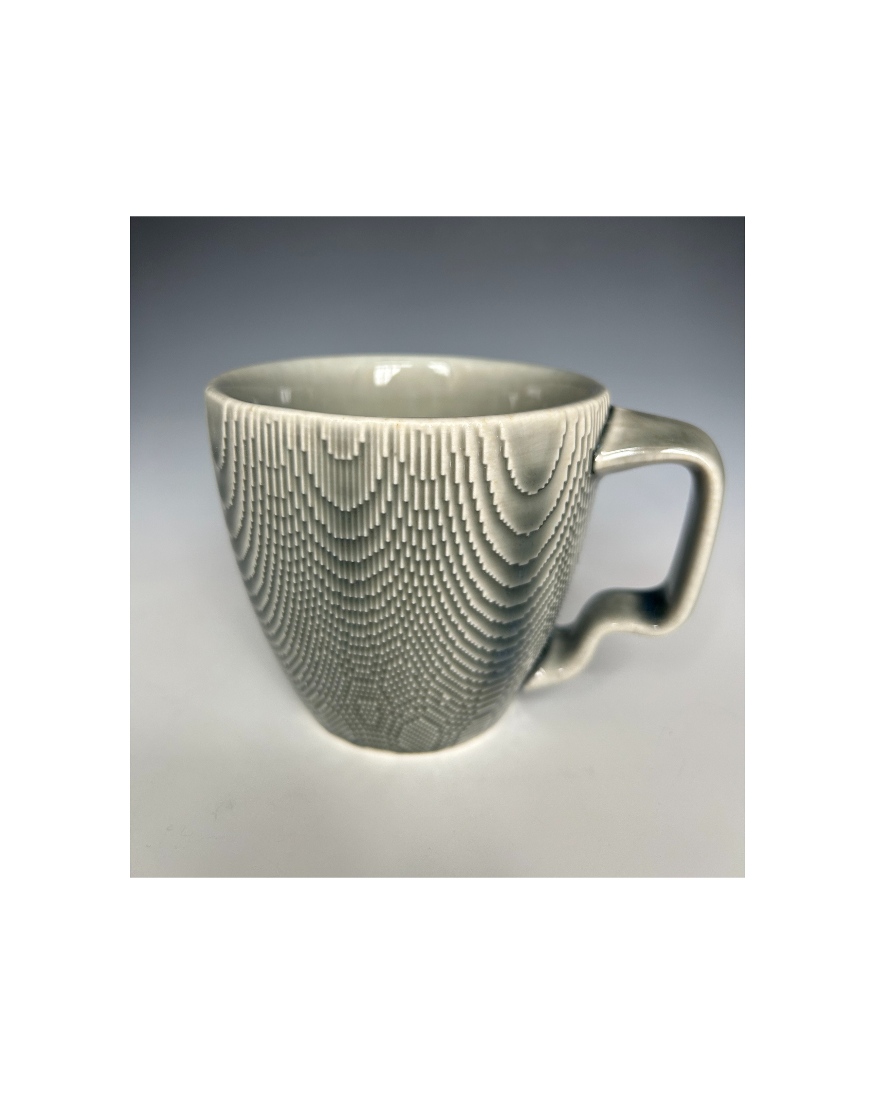Grey Tactile Wiggle Mug