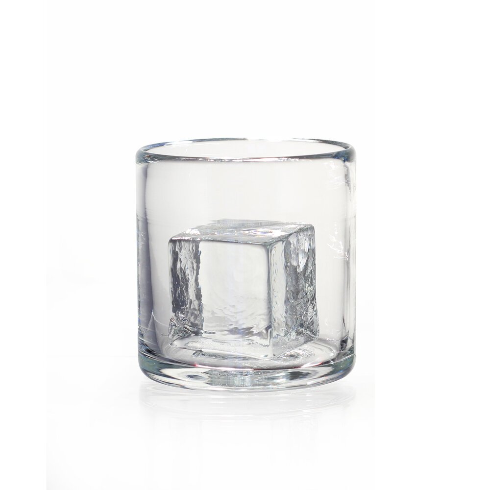 Petite Cube Rocks Glass