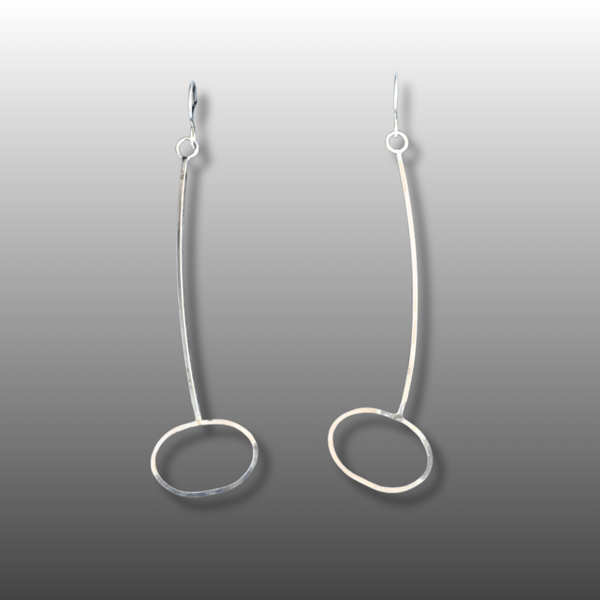 Oval Drop Earrings