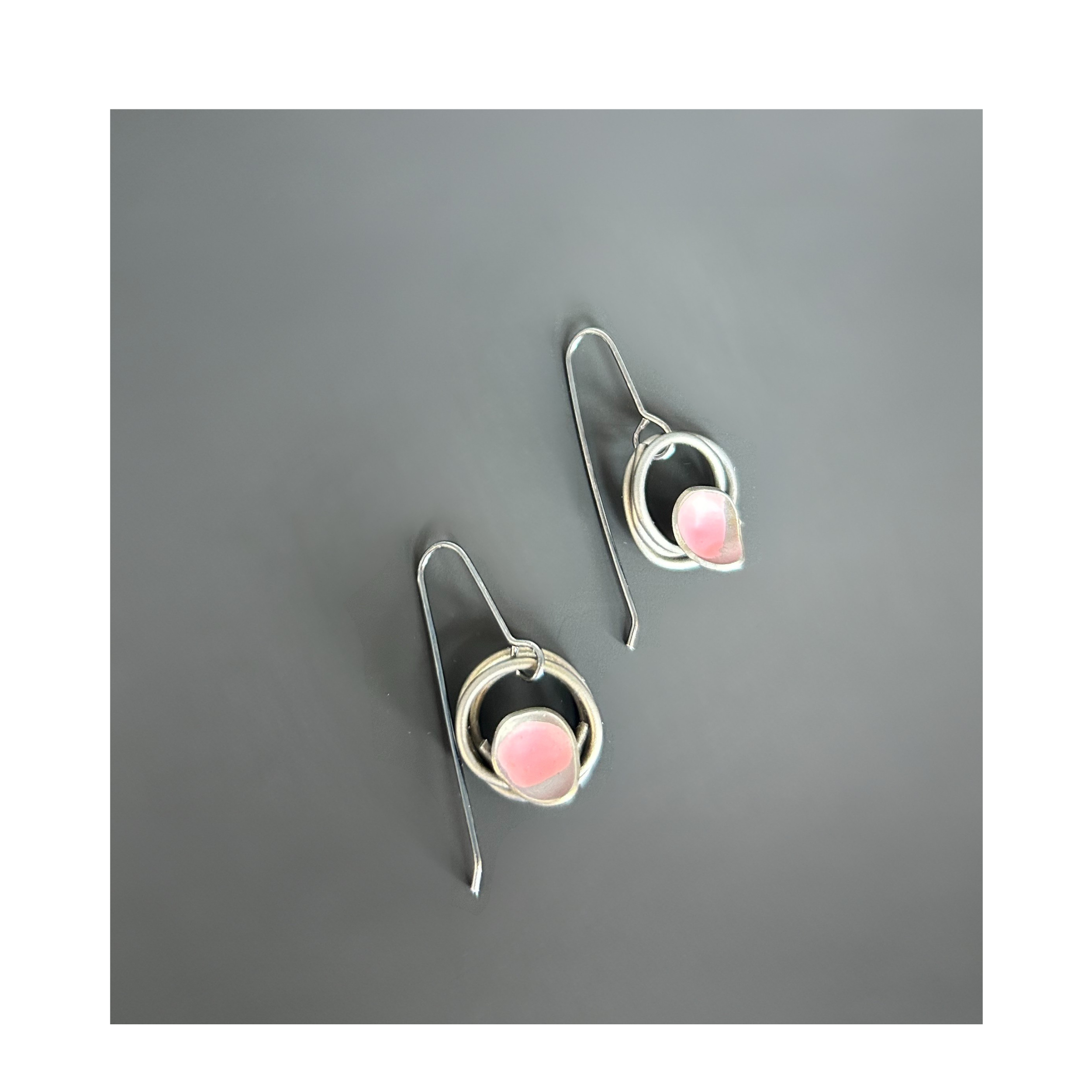 Nest Earrings 02 (Pink)