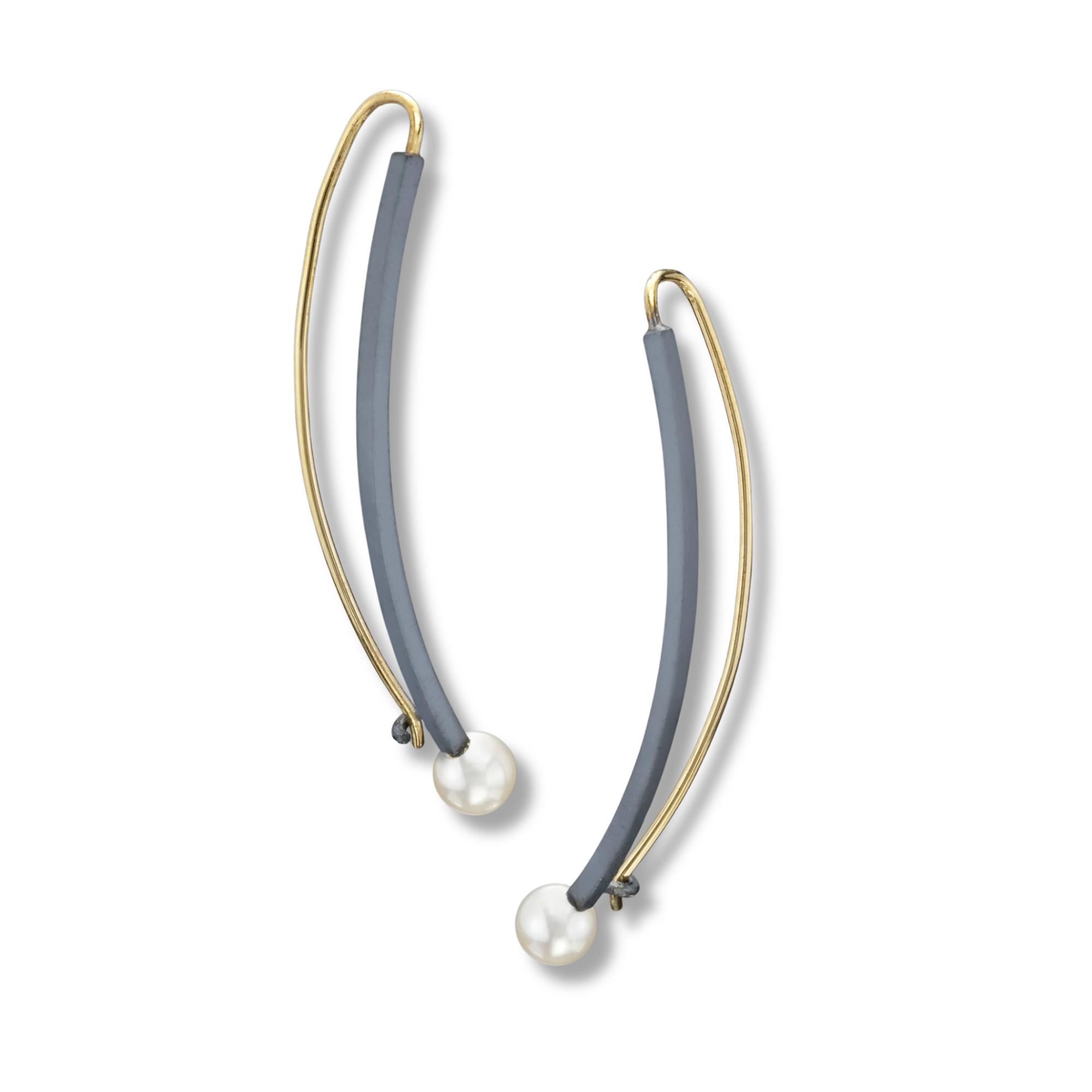 Face Framer Earrings w/ Pearls