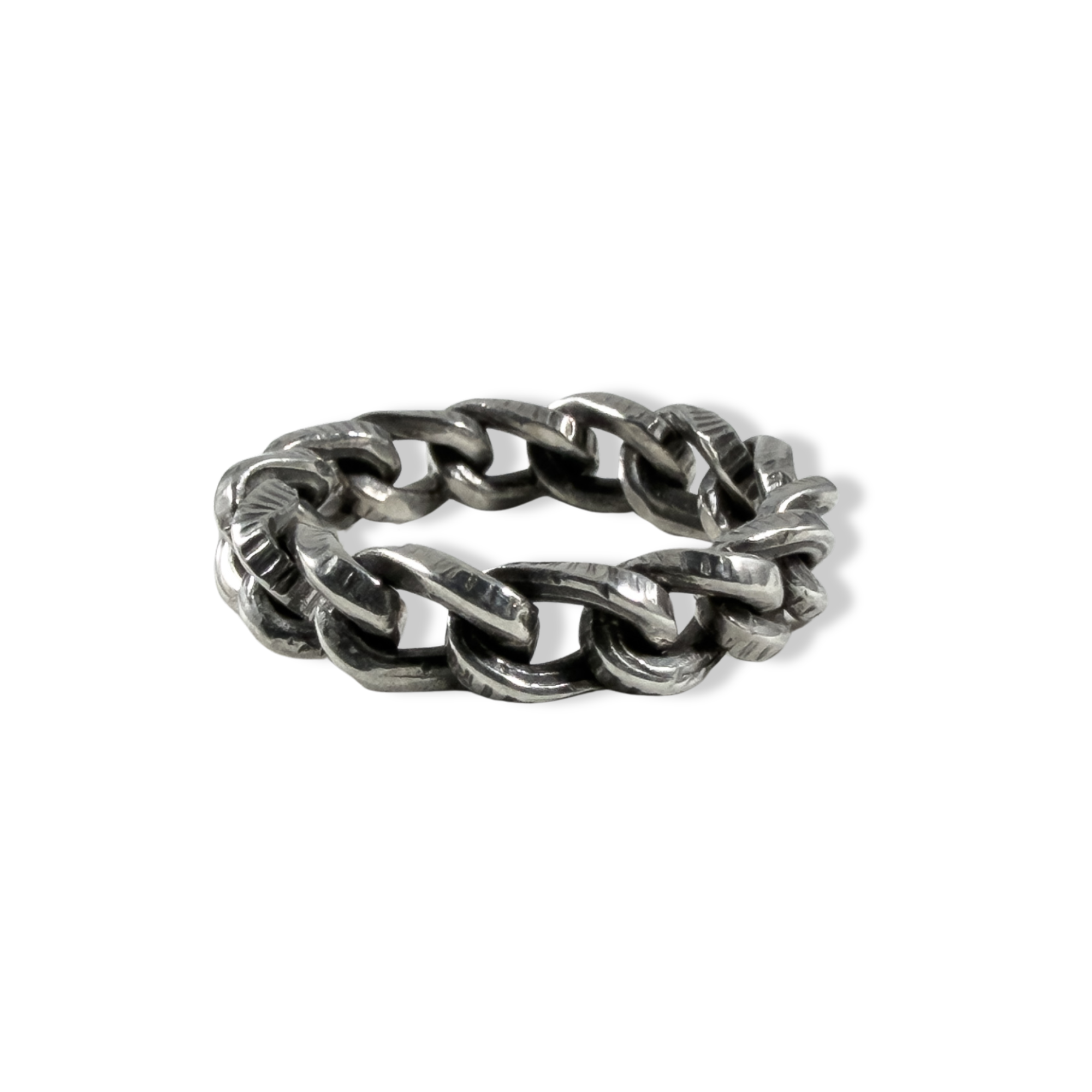 Washington Quarter Coin-Edge Curb Chain Ring