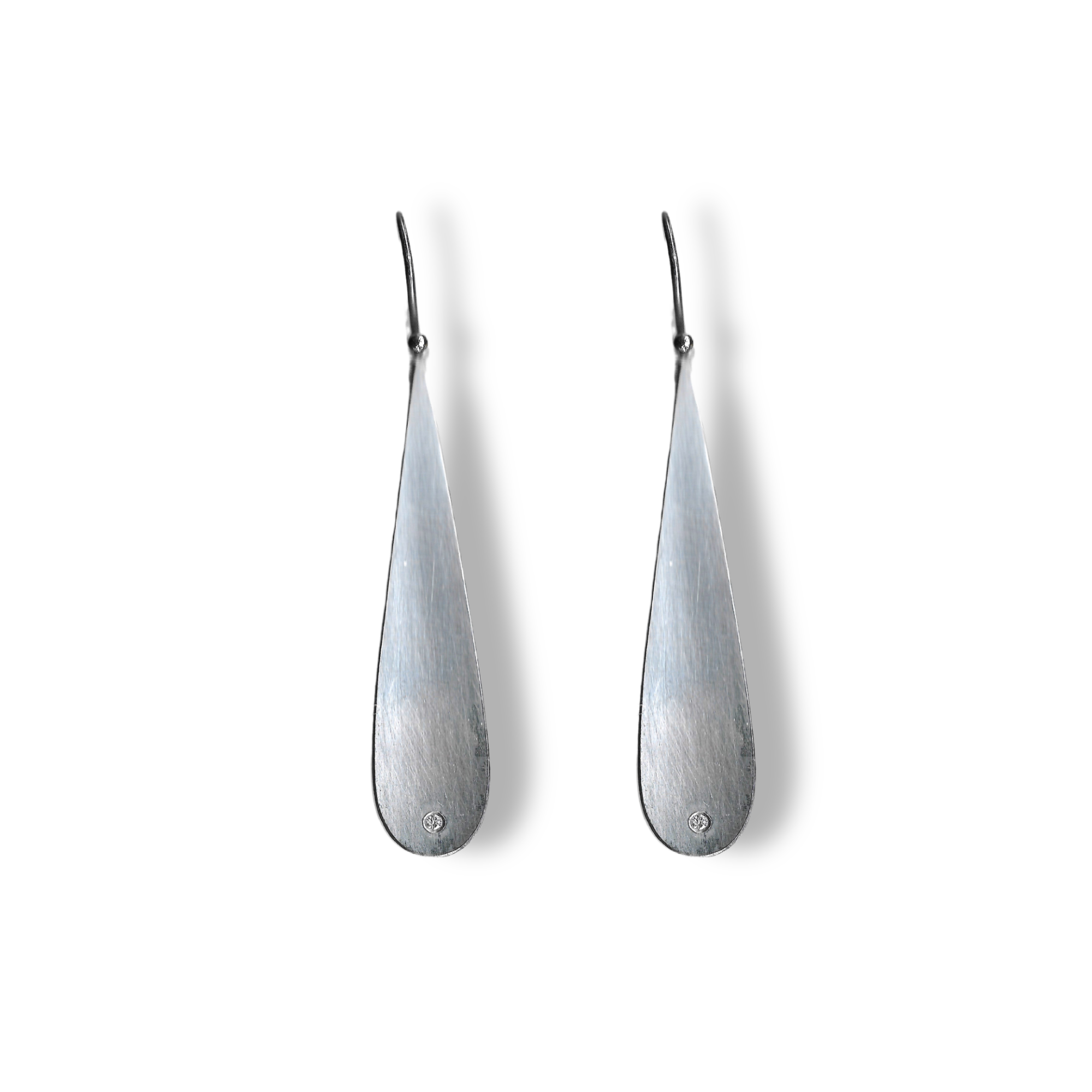 Long Diamond Earrings