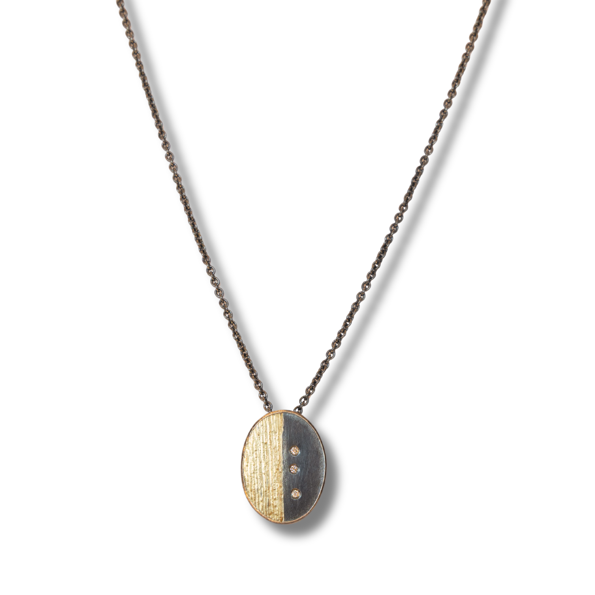 Geo Metric - Oval Recklace