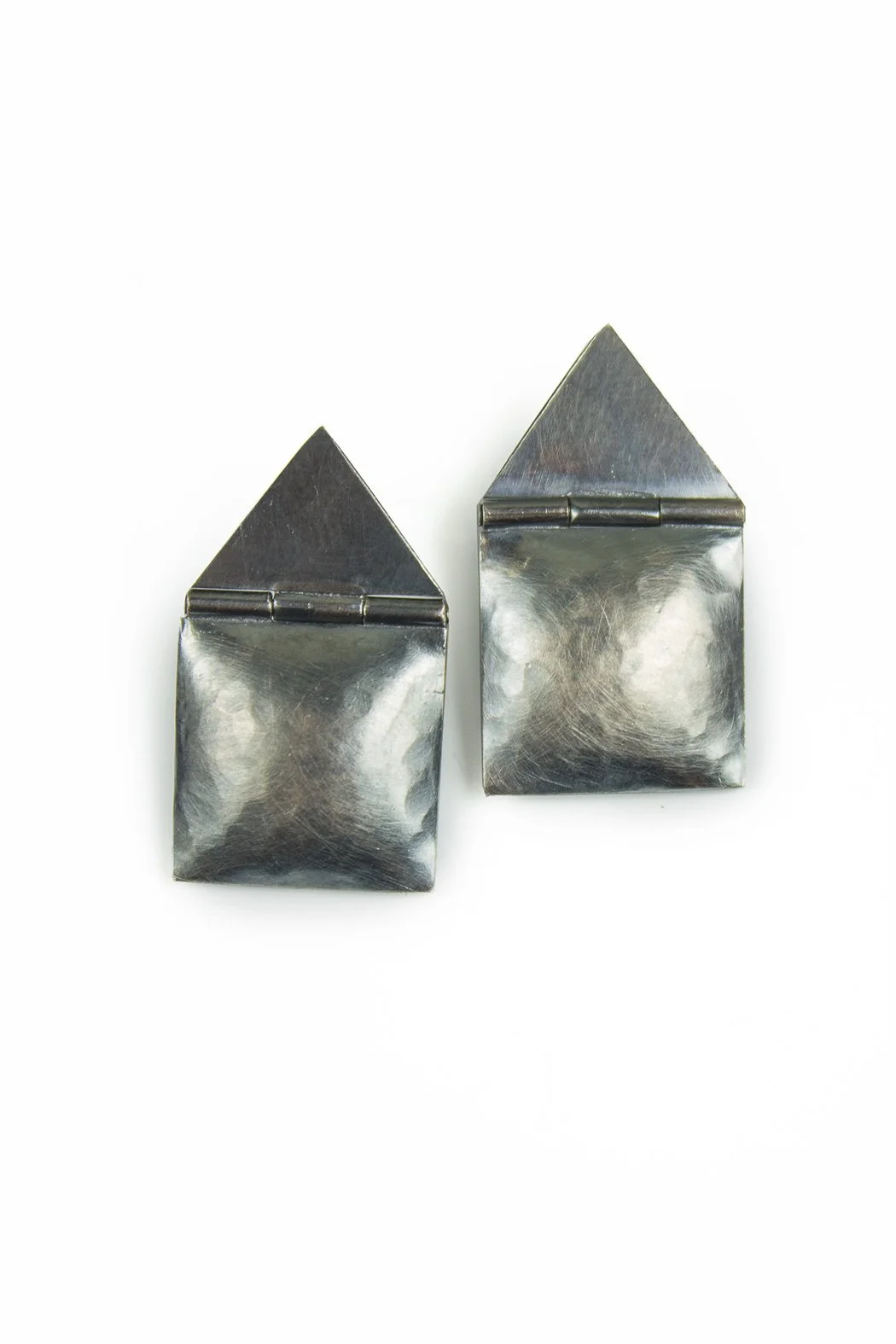 Geometric Sterling Silver Earrings