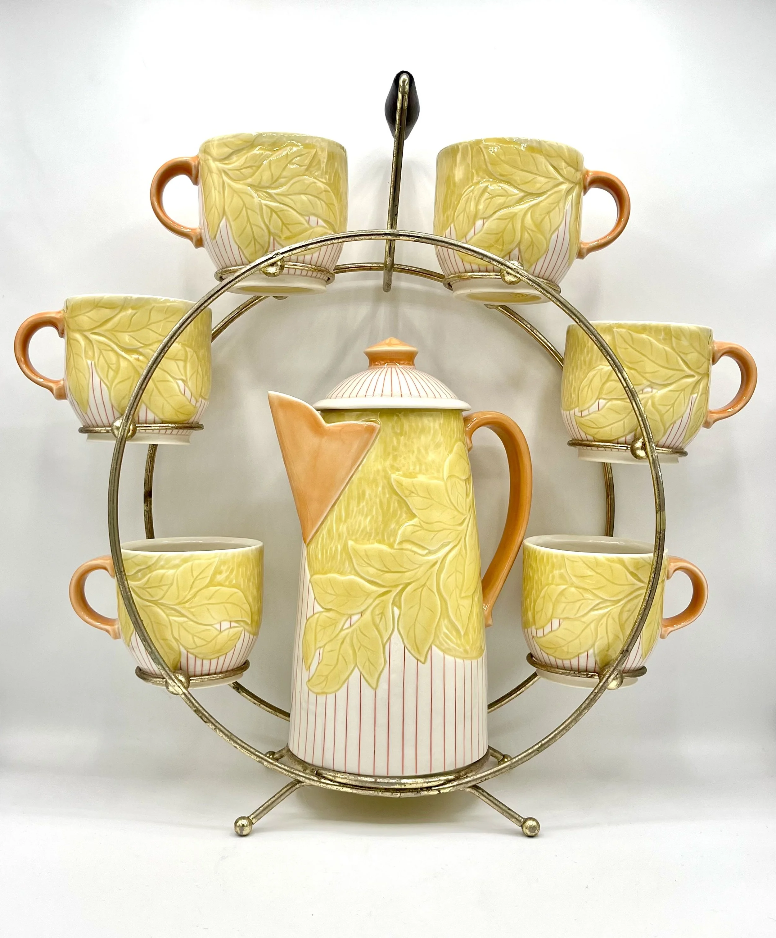 Coffee Set and Caddy